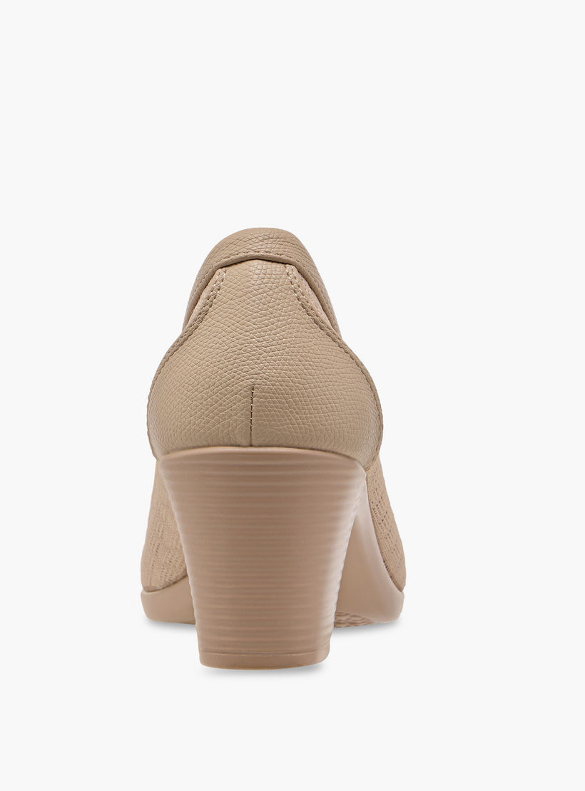 Flora Bella Textured Slip-On Block Heel Shoes-women-shoes-heels-image-5