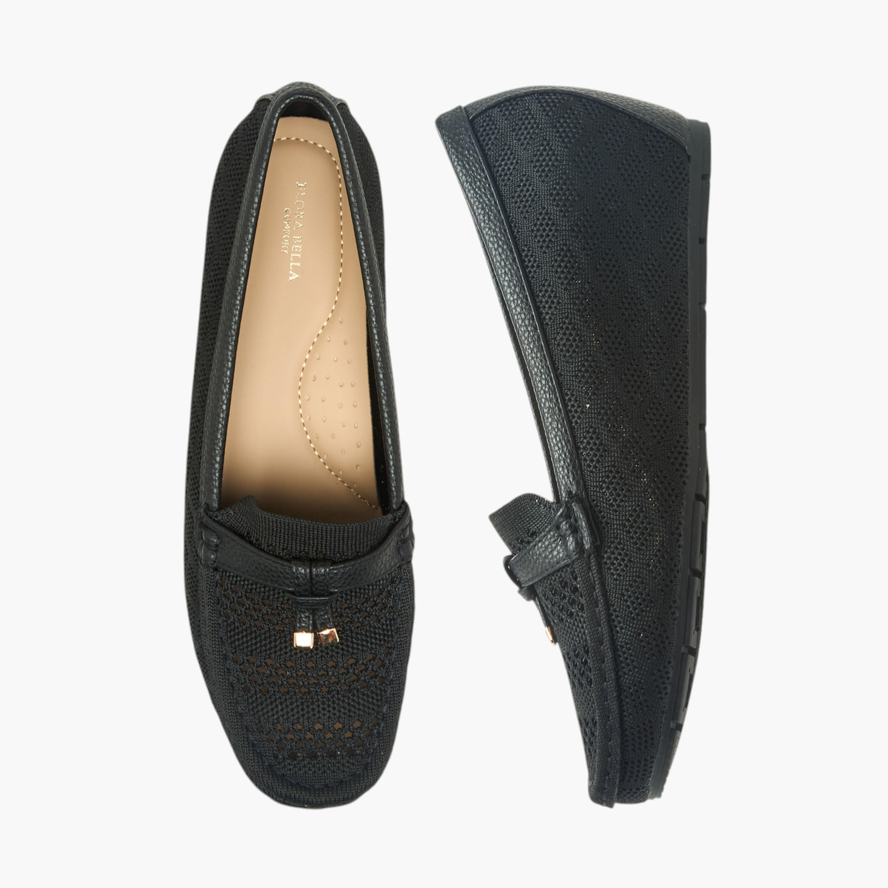 Flora Bella Women Knit Detail Wedge Heel Loafers-women-shoes-loafersandmoccasins-image-1