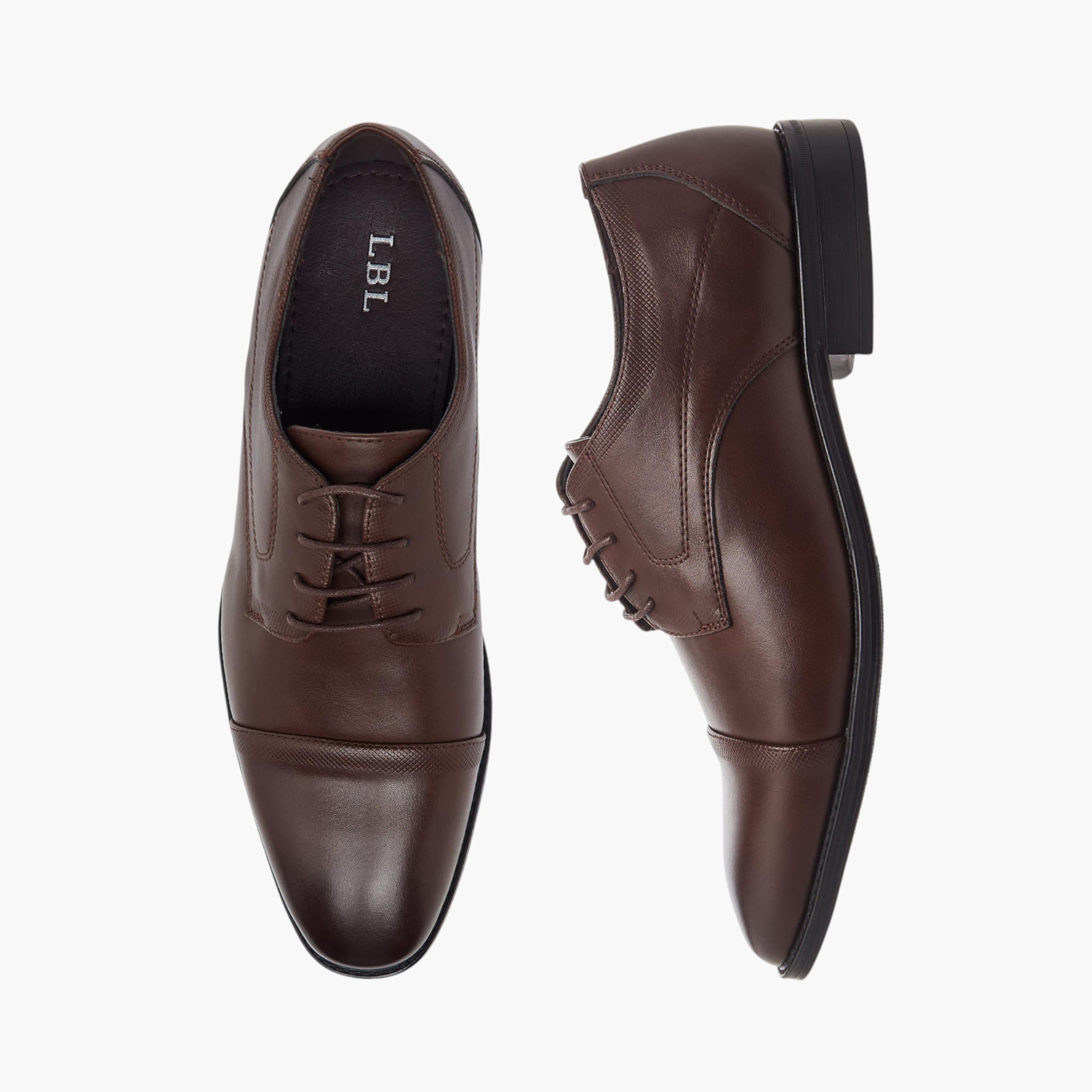 LBL by Shoexpress Men Lace-Up Derby Shoes-men-shoes-formalshoes-image-1