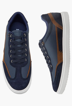 LBL by Shoexpress Men Panelled Lace-Up Sneakers-men-shoes-image-1