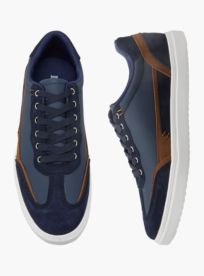LBL by Shoexpress Men Panelled Lace-Up Sneakers-men-shoes-sneakers-image-1