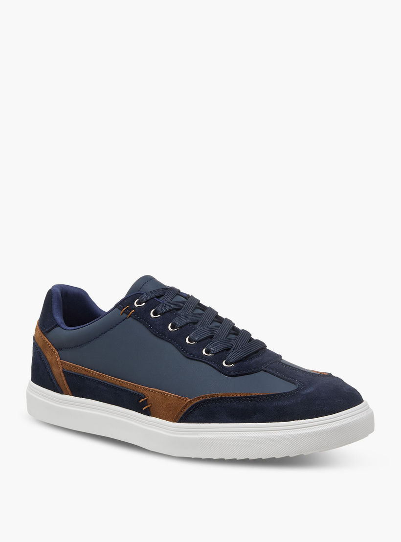 LBL by Shoexpress Men Panelled Lace-Up Sneakers-men-shoes-sneakers-image-2
