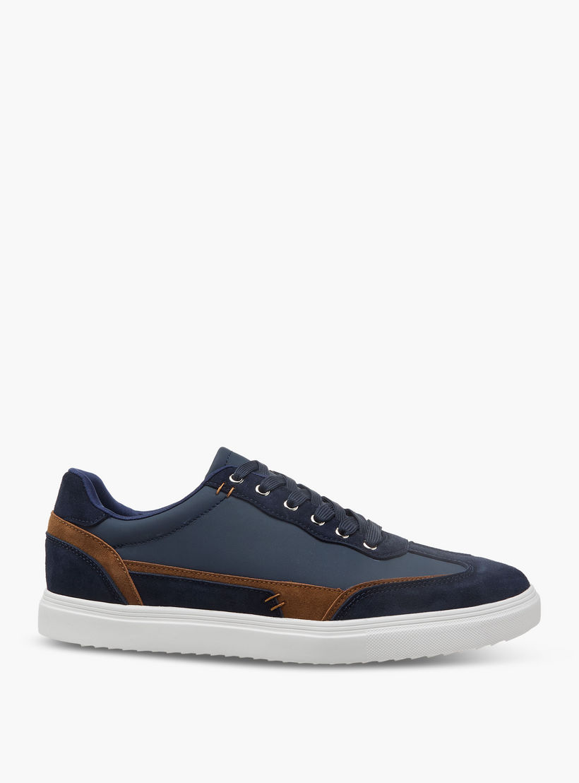 LBL by Shoexpress Men Panelled Lace-Up Sneakers-men-shoes-sneakers-image-3