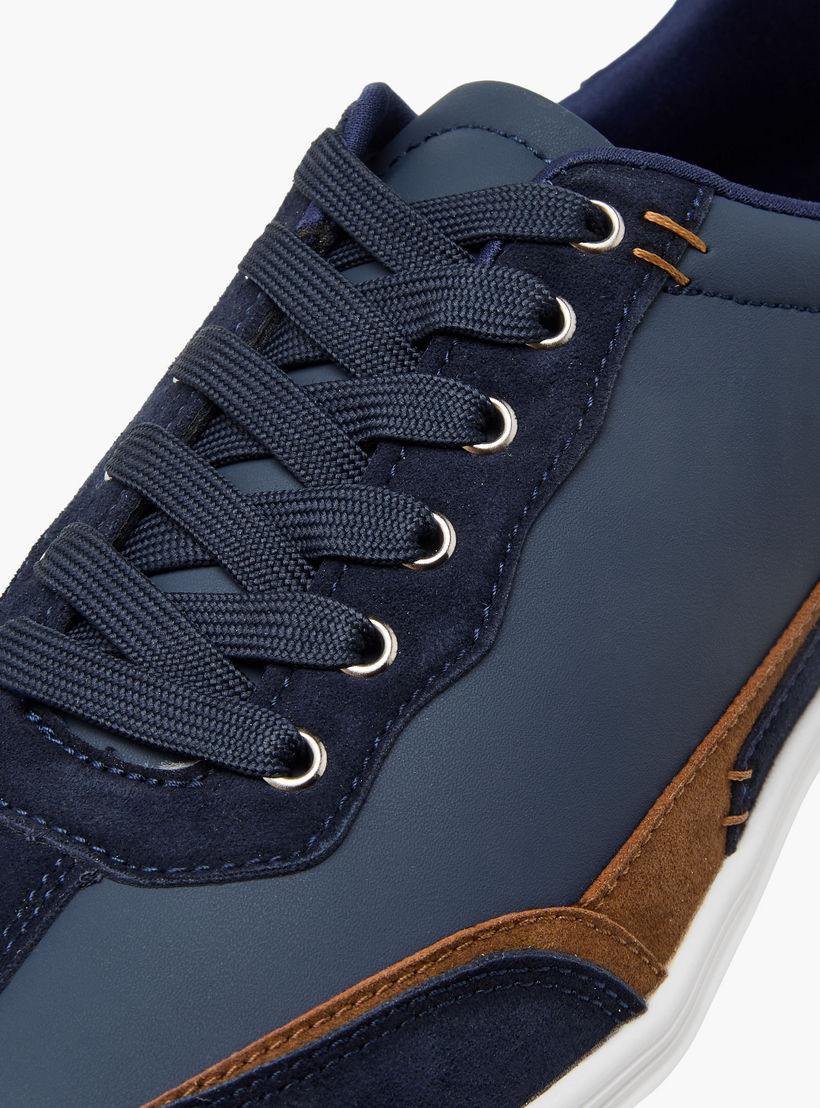 LBL by Shoexpress Men Panelled Lace-Up Sneakers-men-shoes-sneakers-image-4