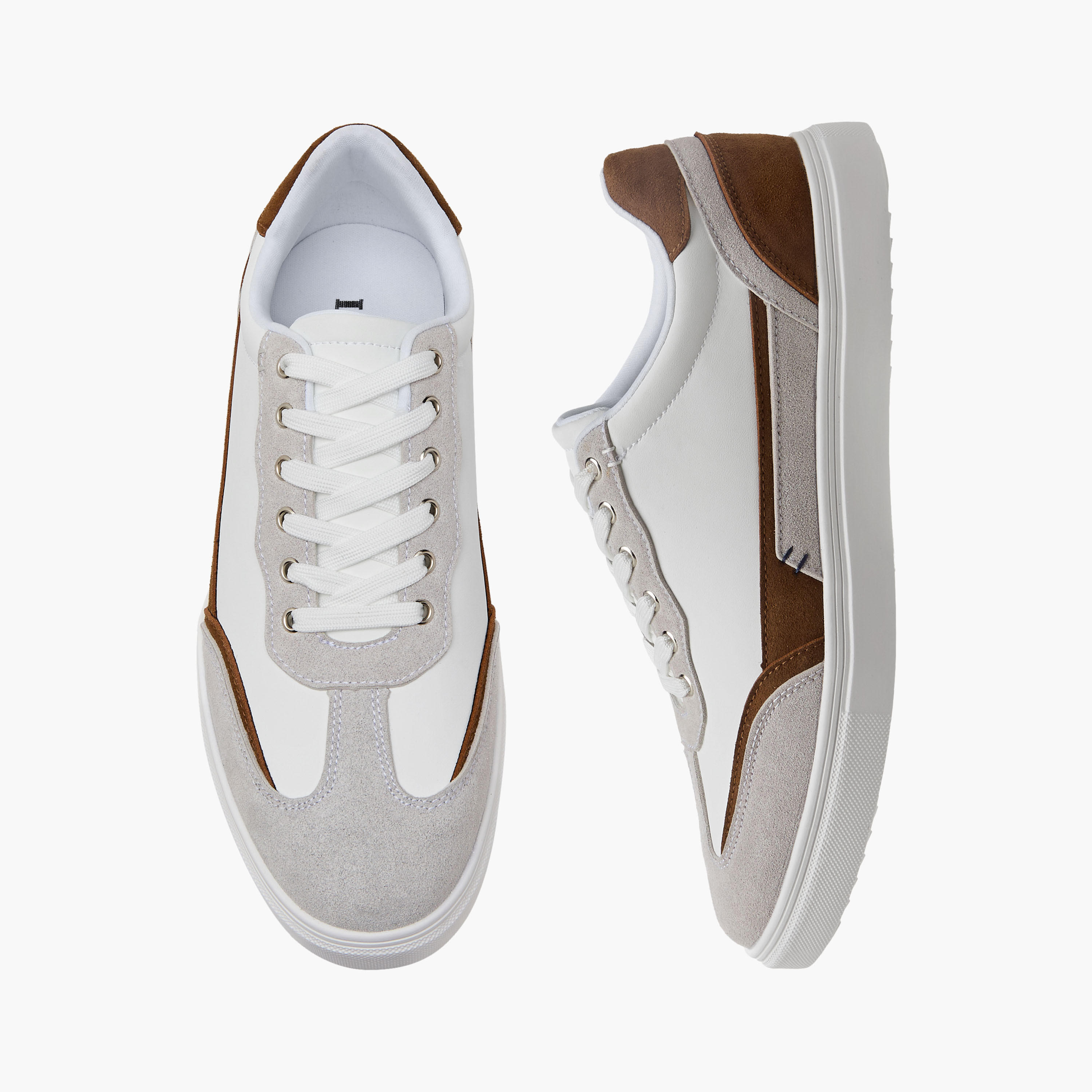 LBL by Shoexpress Men Panelled Lace-Up Sneakers-men-shoes-sneakers-image-1