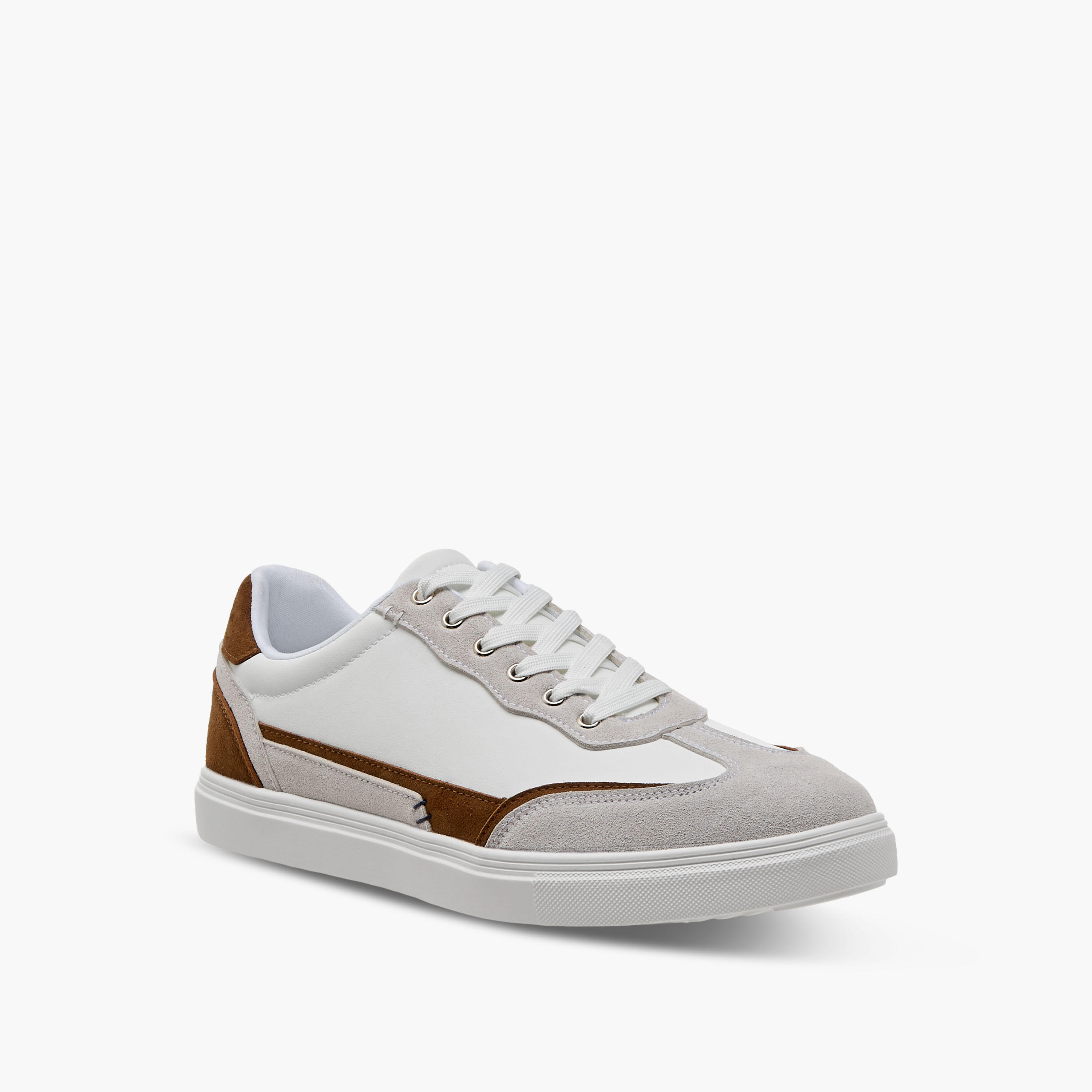 LBL by Shoexpress Men Panelled Lace-Up Sneakers-men-shoes-sneakers-image-2