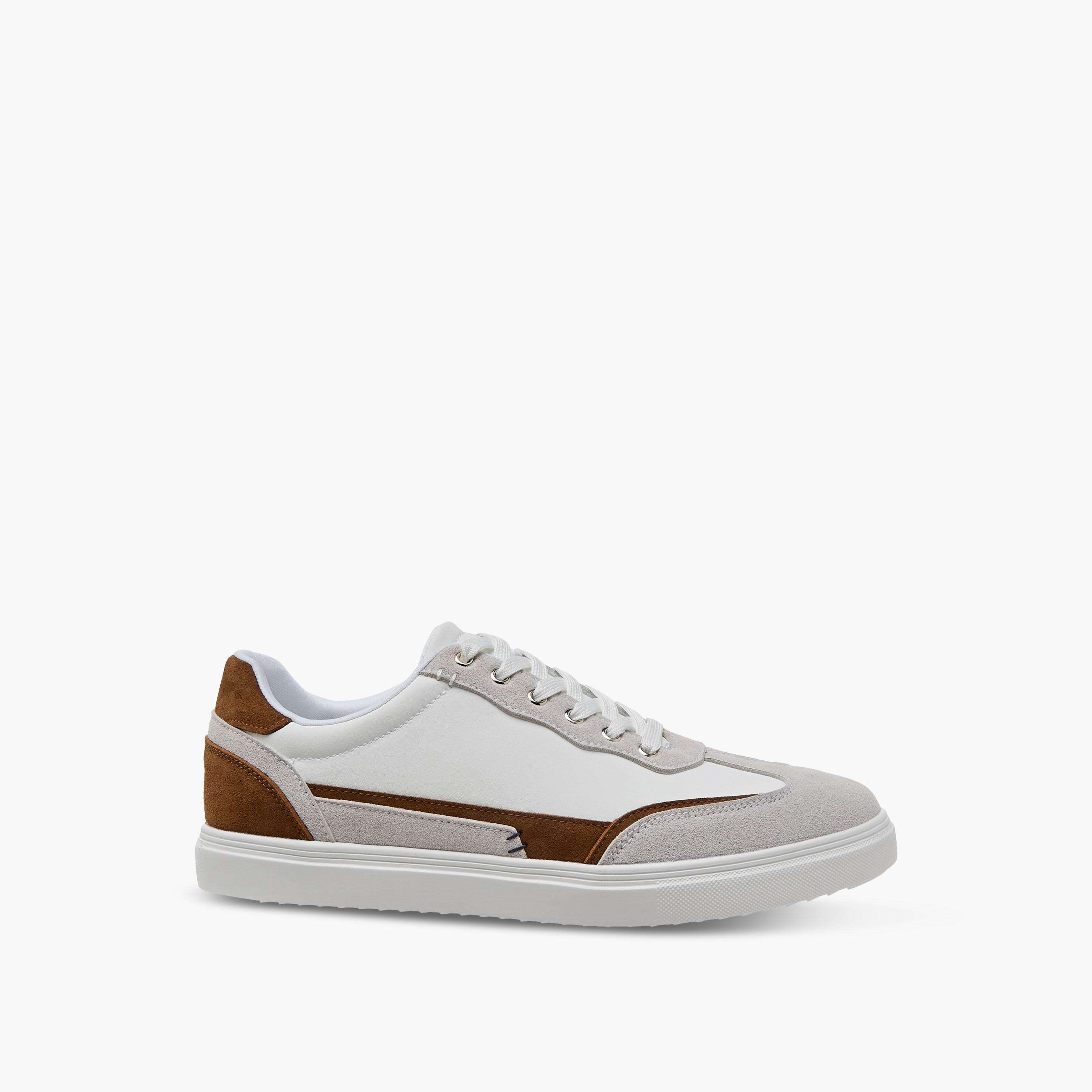 LBL by Shoexpress Men Panelled Lace-Up Sneakers-men-shoes-sneakers-image-3