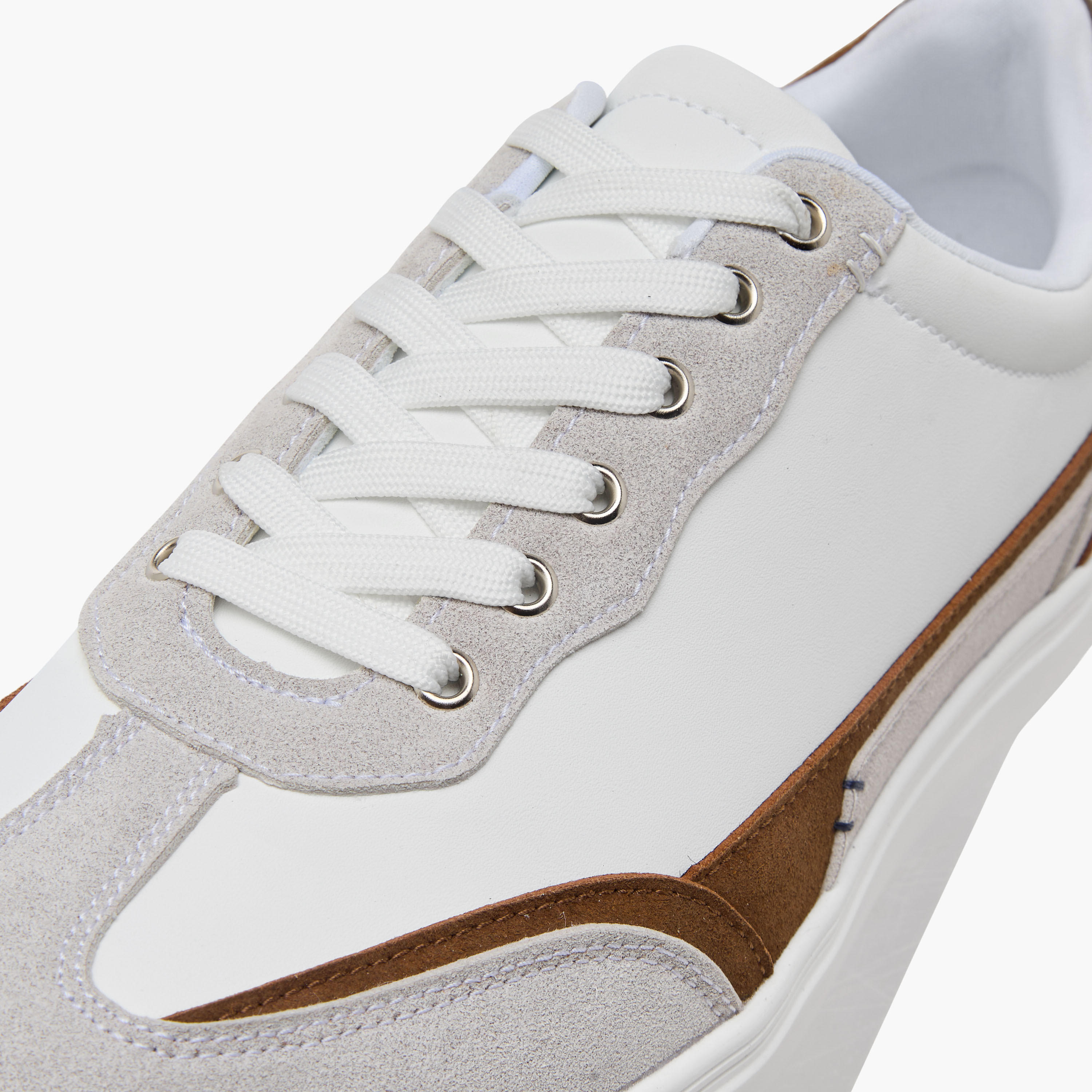 LBL by Shoexpress Men Panelled Lace-Up Sneakers-men-shoes-sneakers-image-4