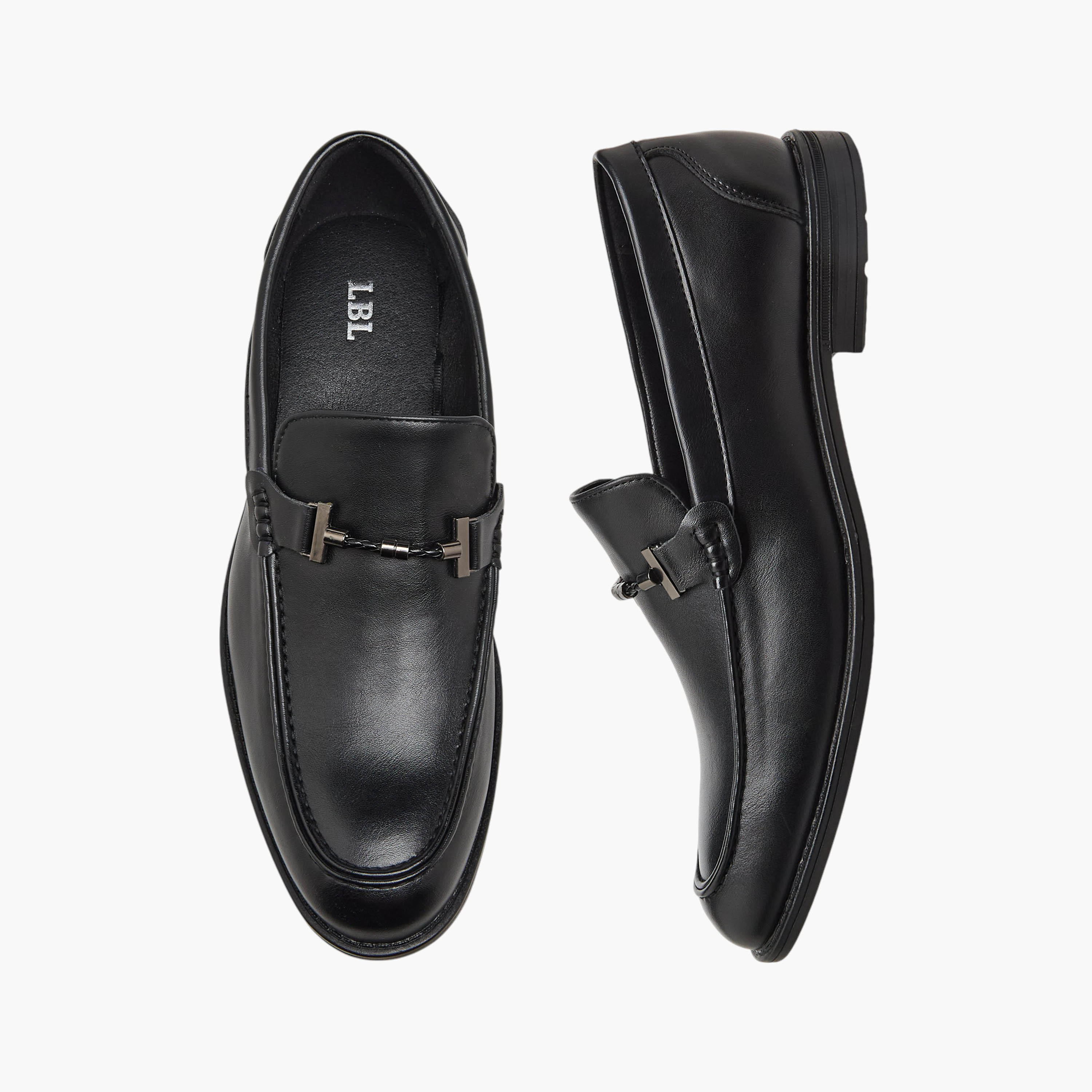 LBL by Shoexpress Men Braided Accent Slip-On Loafers-men-shoes-loafersandmoccasins-image-1