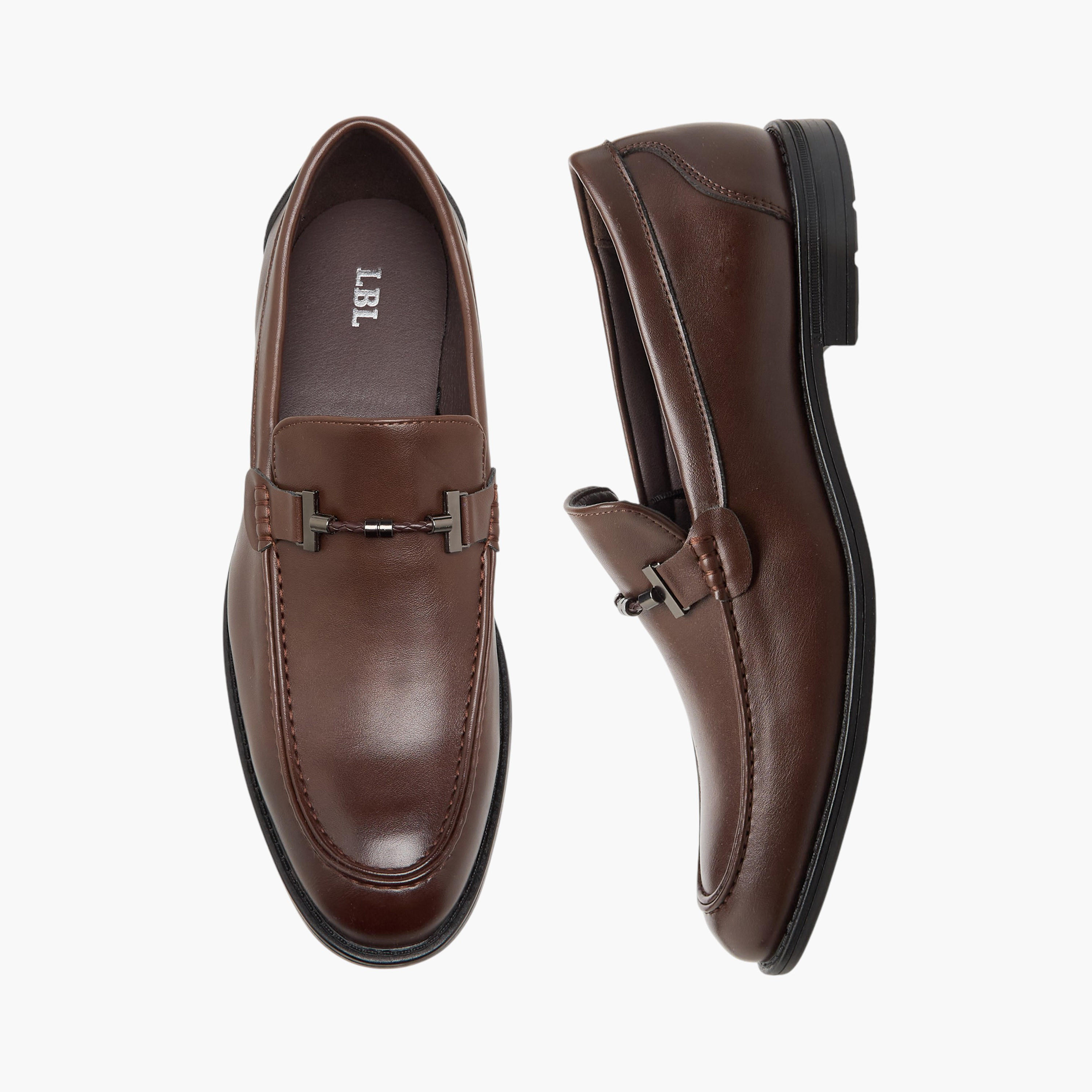 LBL by Shoexpress Men Braided Accent Slip-On Loafers-men-shoes-loafersandmoccasins-image-1