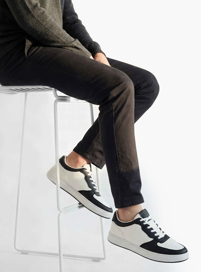 LBL by Shoexpress Men Perforated Lace-Up Sneakers-men-shoes-sneakers-image-2