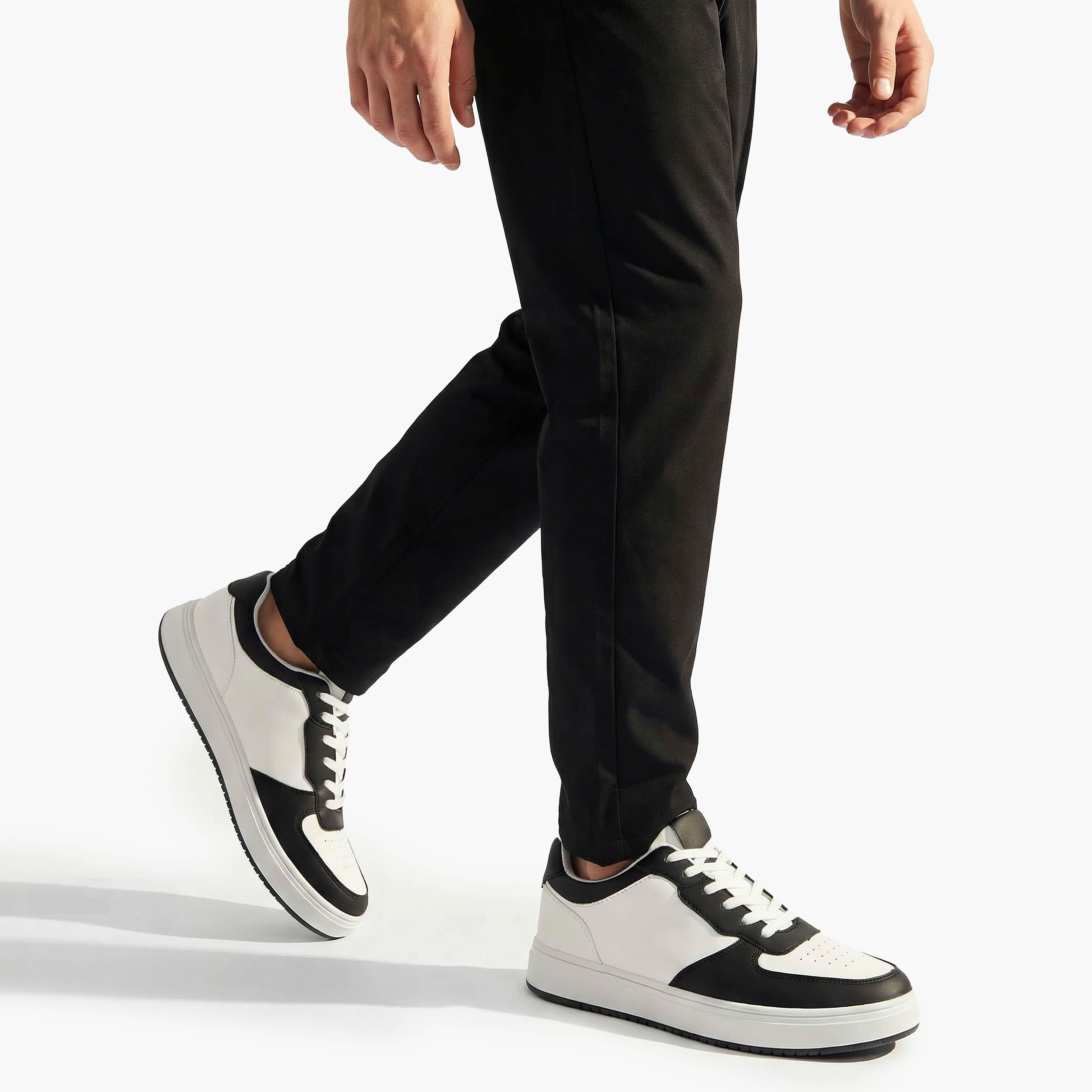 LBL by Shoexpress Men Perforated Lace-Up Sneakers-men-shoes-sneakers-image-6