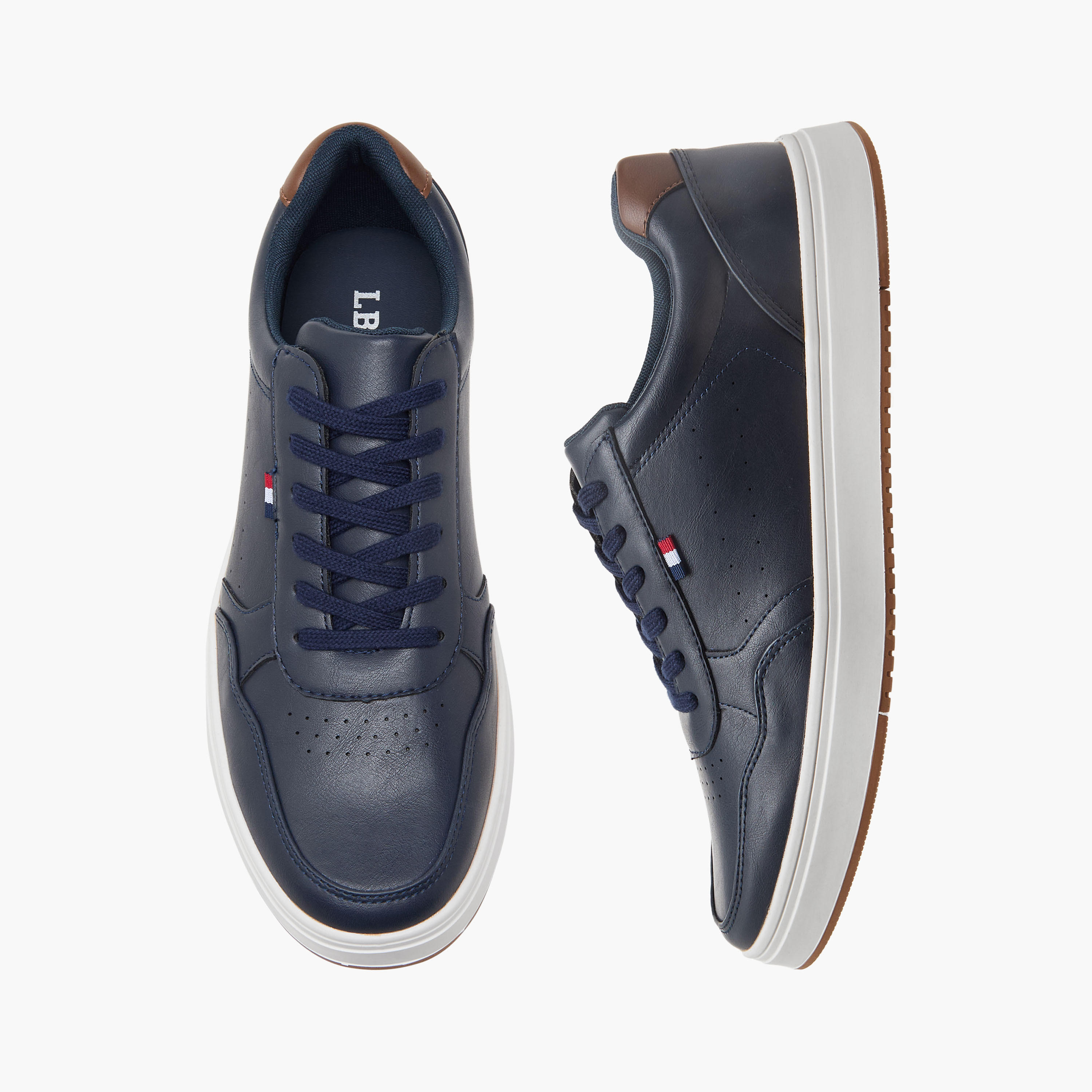 LBL by Shoexpress Men Panelled Lace-Up Sneakers-men-shoes-sneakers-image-1