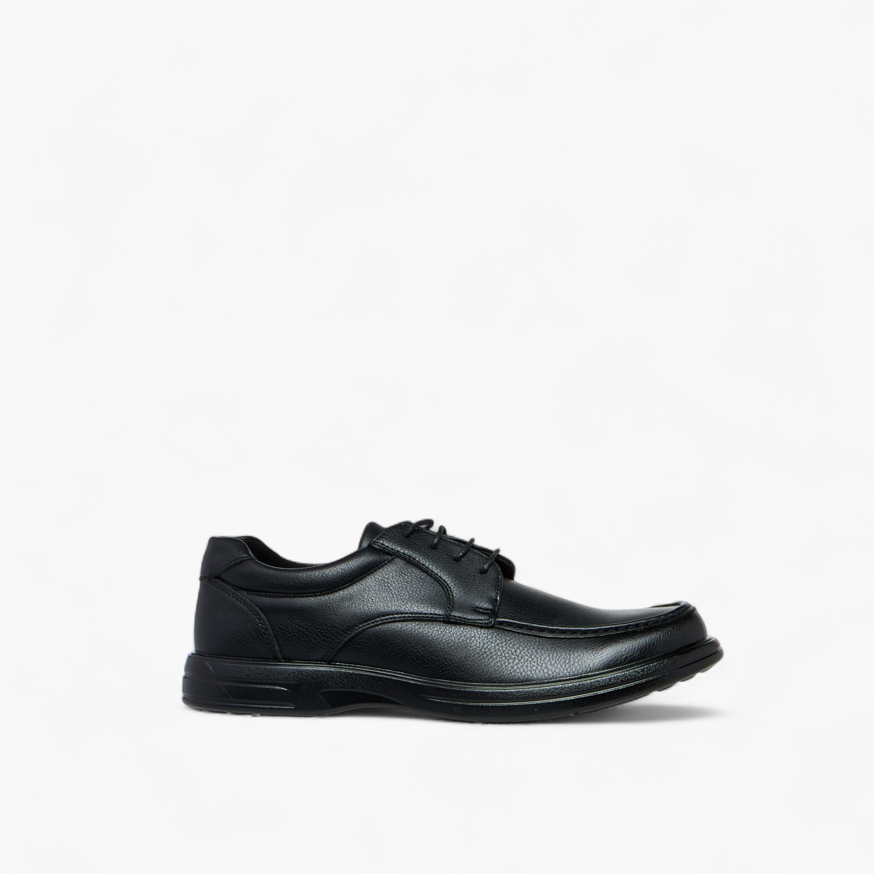 LBL by Shoexpress Textured Lace-Up Derby Shoes-men-shoes-formalshoes-image-3