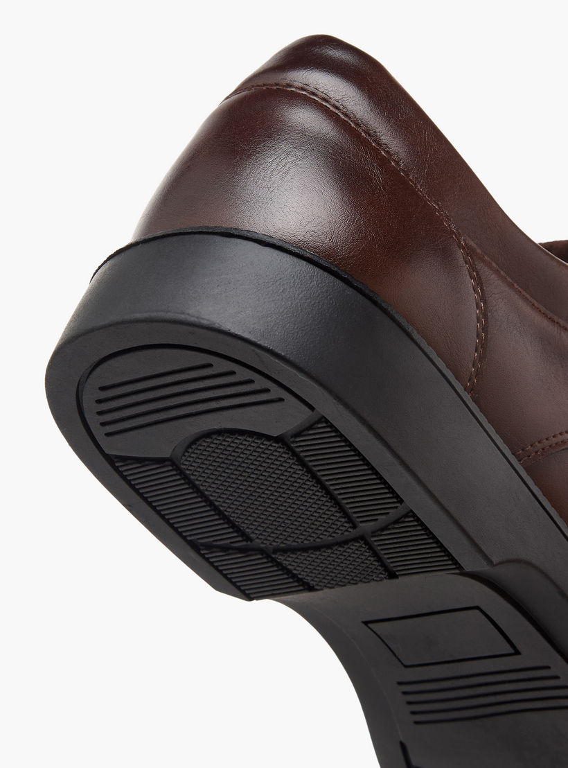 LBL by Shoexpress Men Ribbed Lace-Up Derby Shoes-men-shoes-formalshoes-image-5