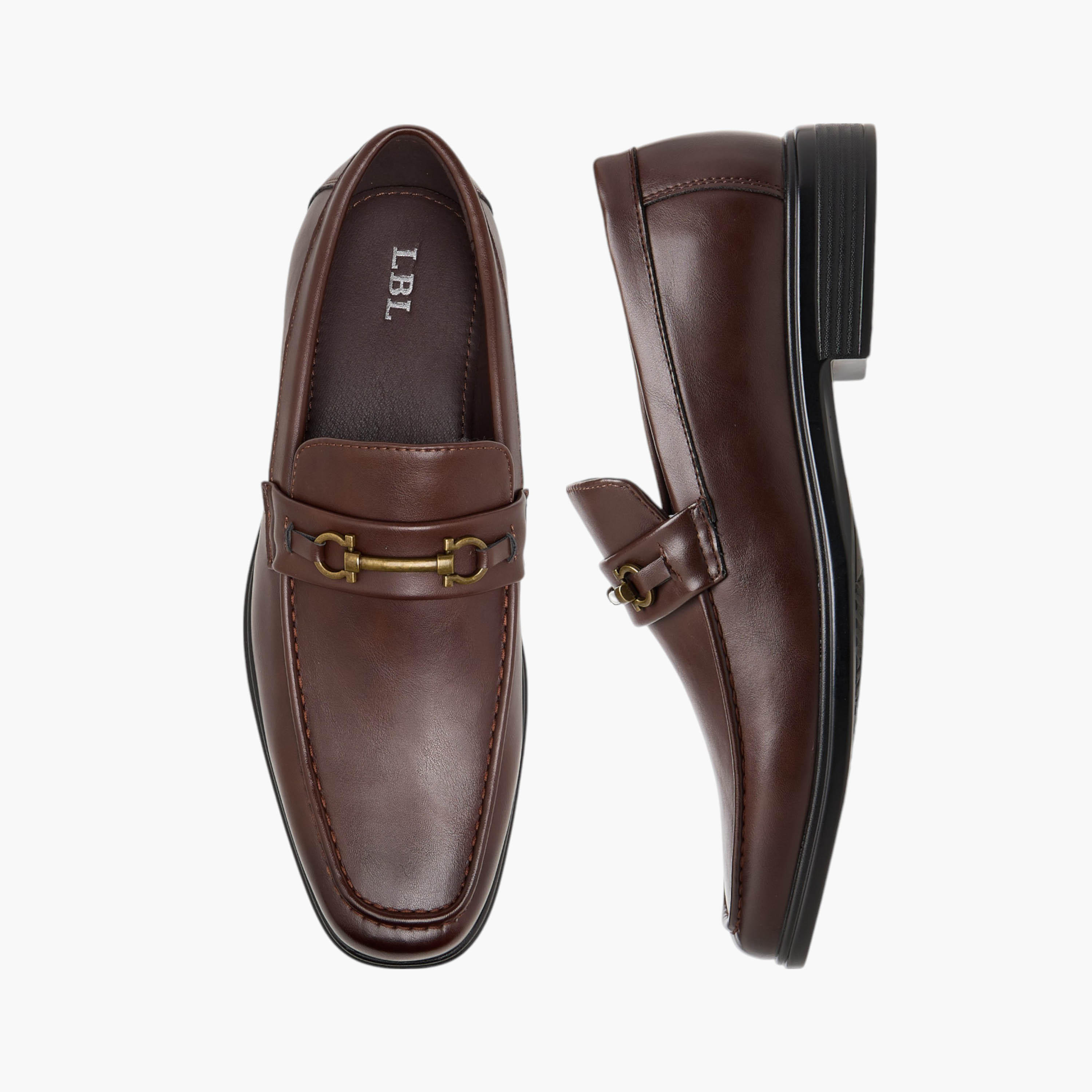 LBL by Shoexpress Metal Accent Slip-On Loafers-men-shoes-loafersandmoccasins-image-1