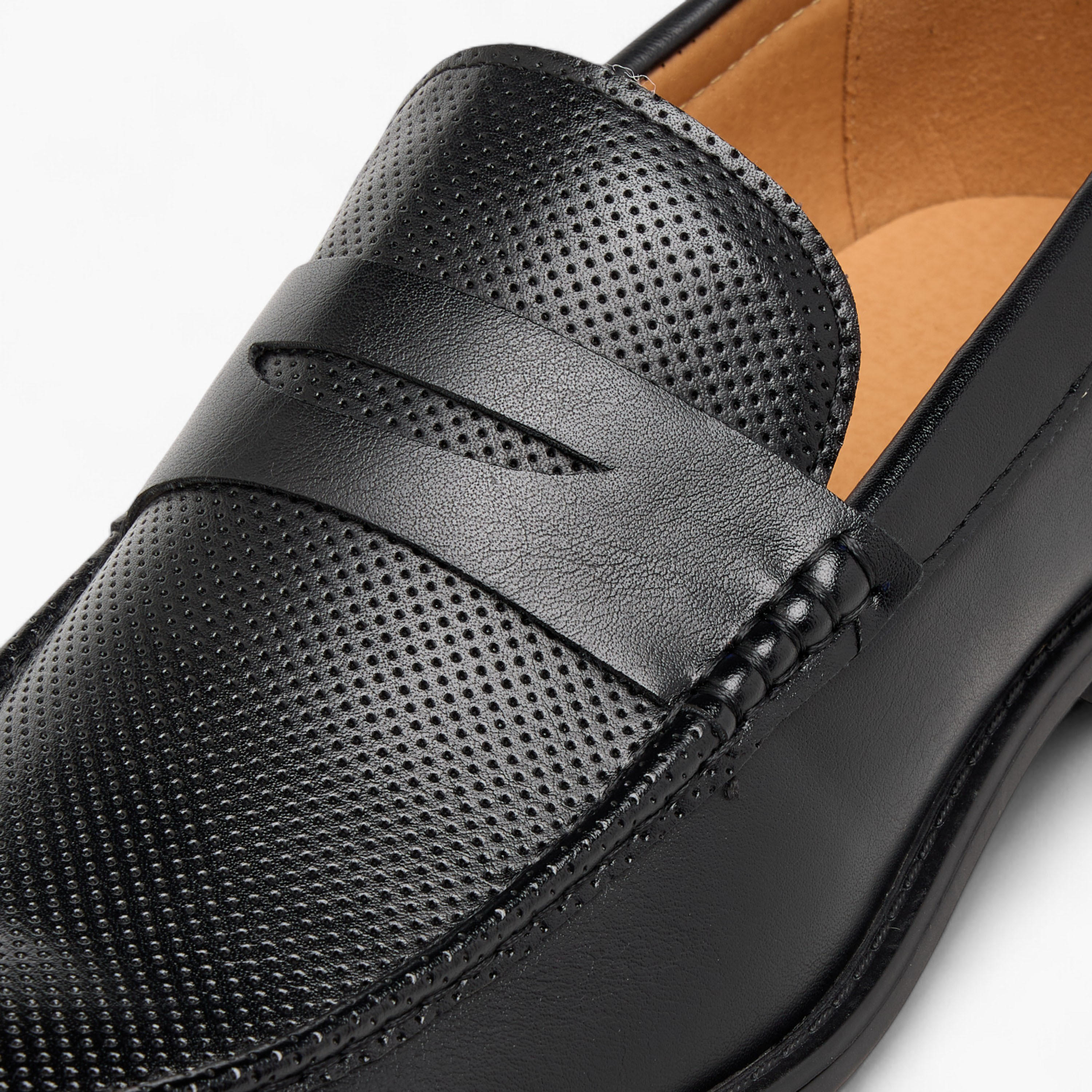 LBL by Shoexpress Textured Slip-On Loafers-men-shoes-loafersandmoccasins-image-4