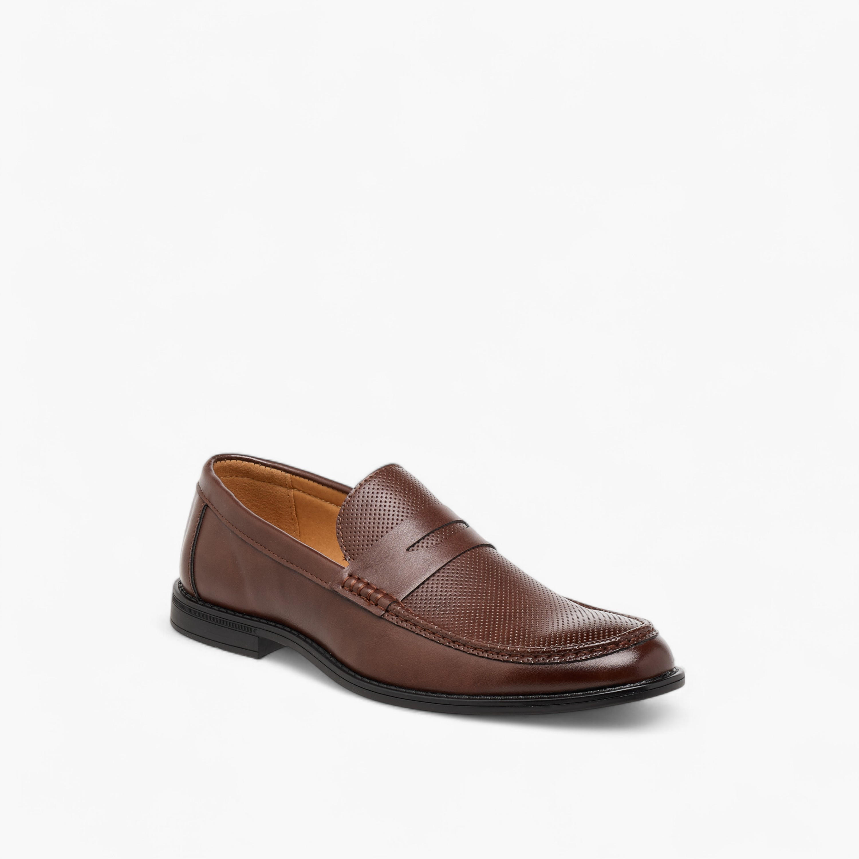 LBL by Shoexpress Textured Slip-On Loafers-men-shoes-loafersandmoccasins-image-2