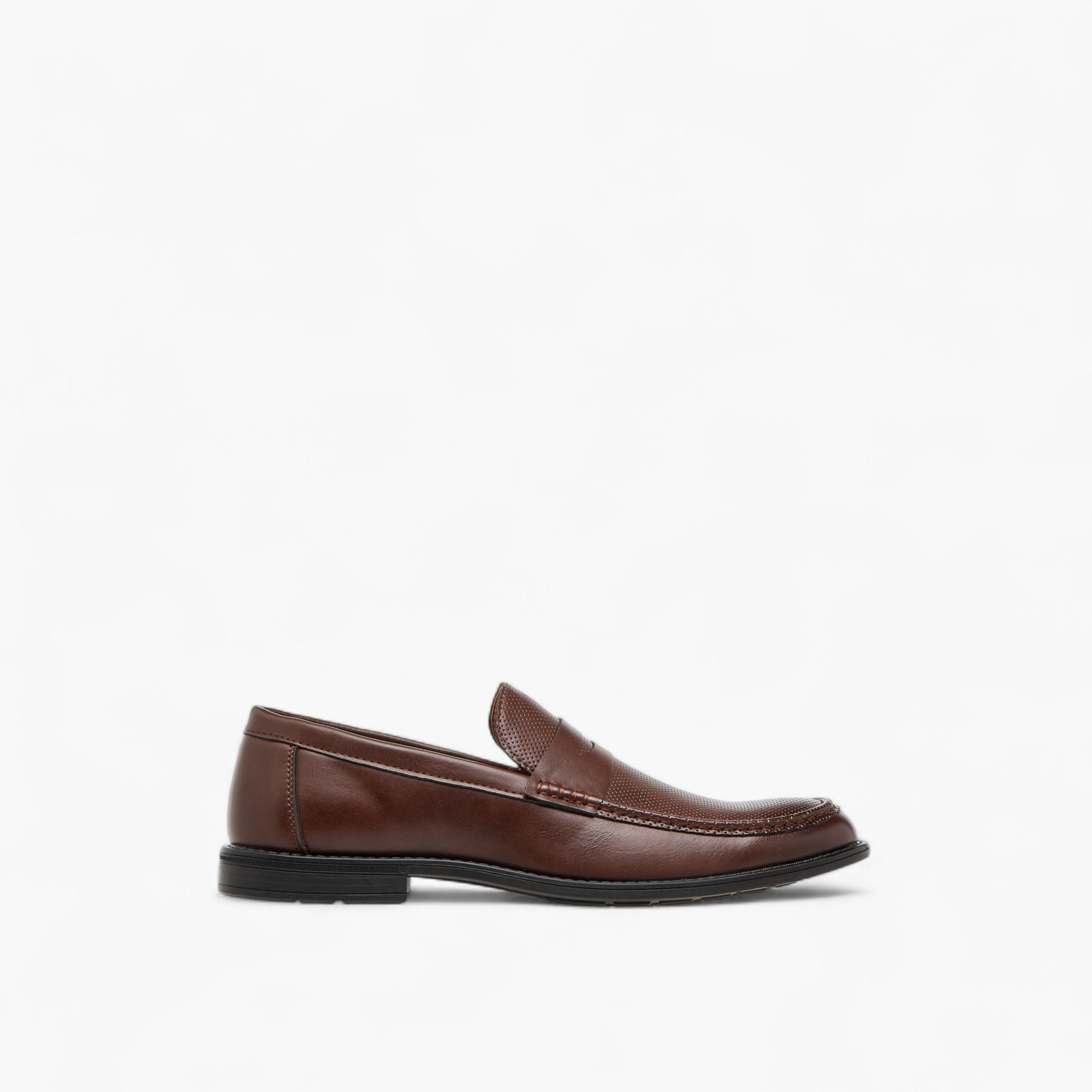 LBL by Shoexpress Textured Slip-On Loafers-men-shoes-loafersandmoccasins-image-3