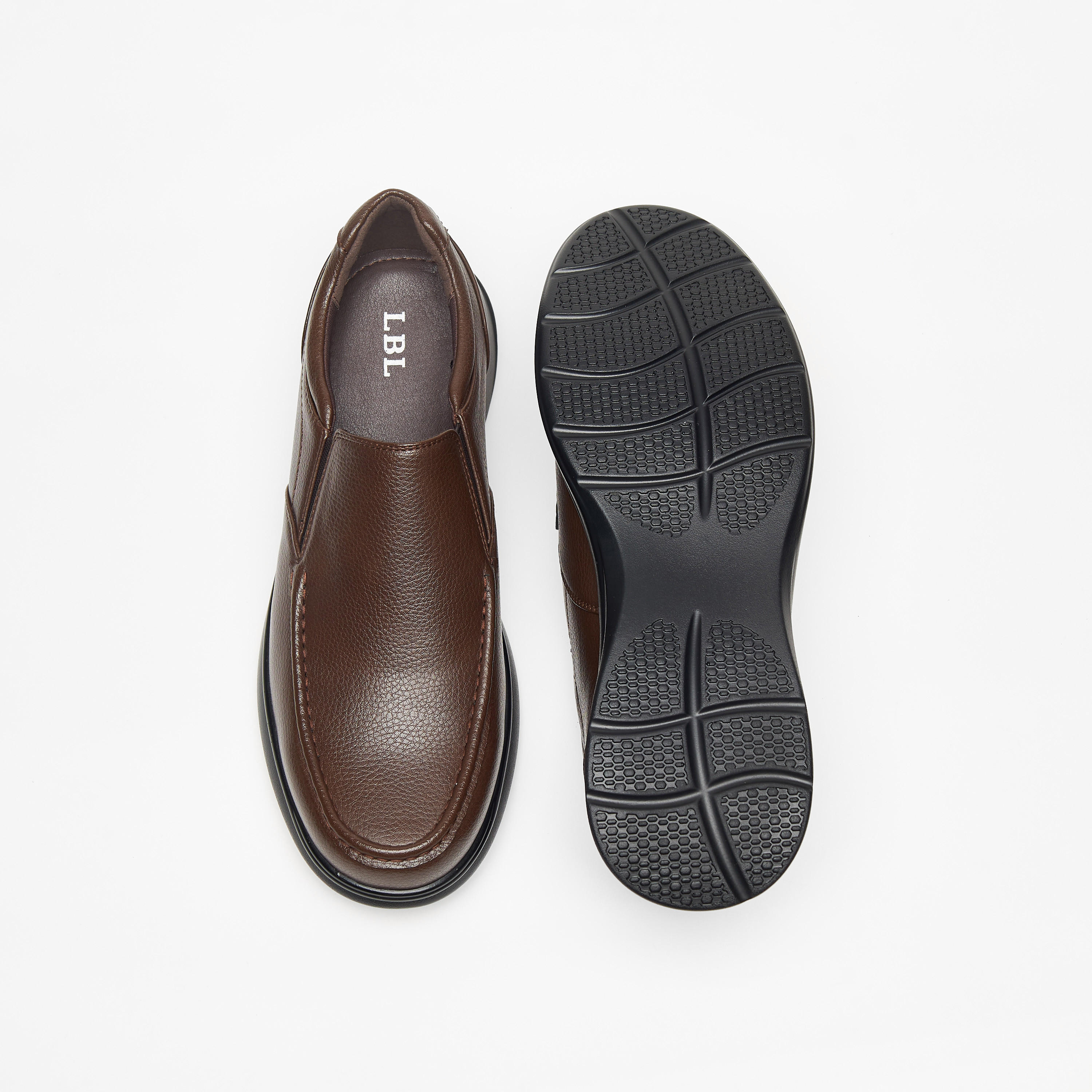 LBL by Shoexpress Men's Solid Slip-On Loafers-men-shoes-formalshoes-image-4