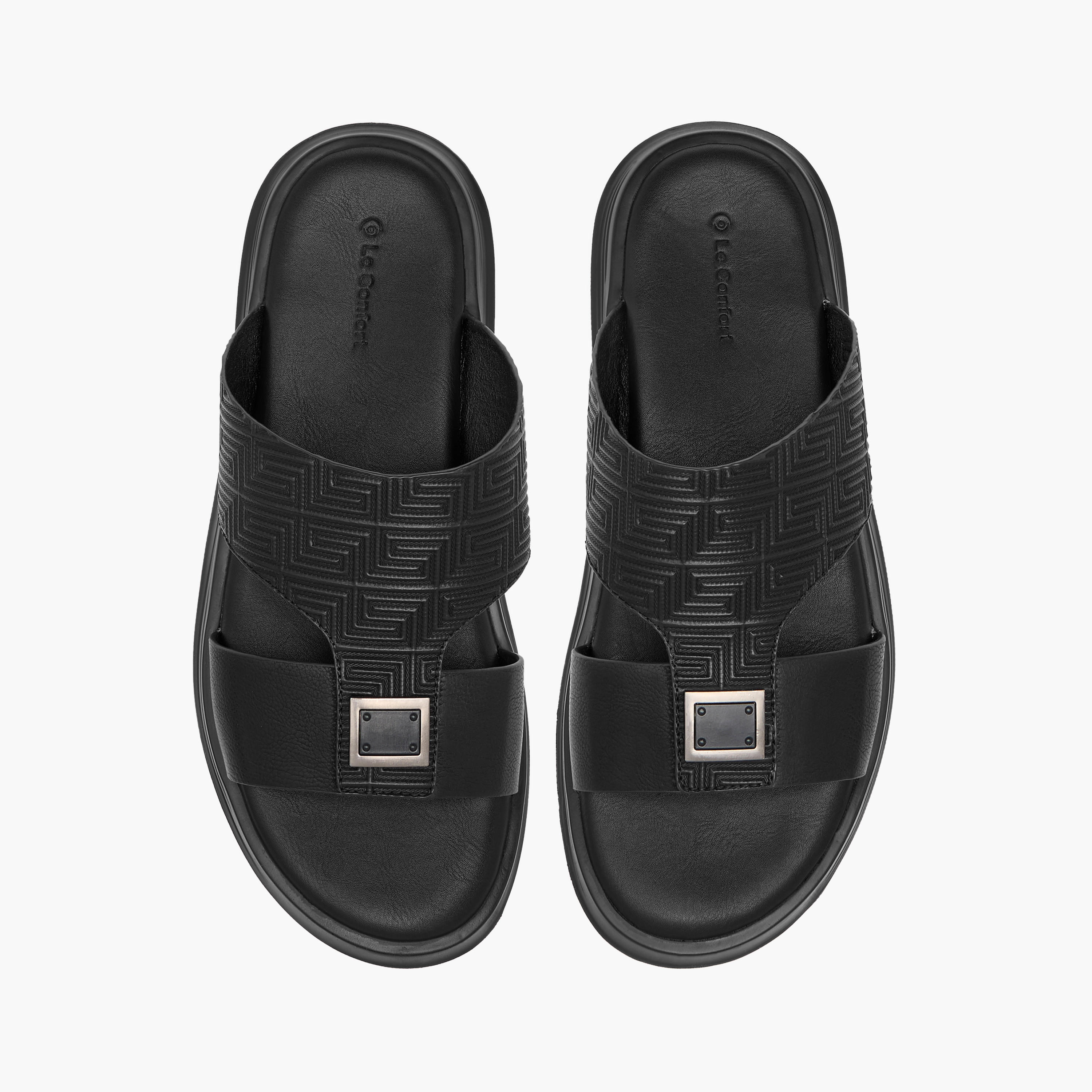 صندل عربي مريح سهل الارتداء بارز الملمس من لو كونفورت-men-shoes-sandals-image-1