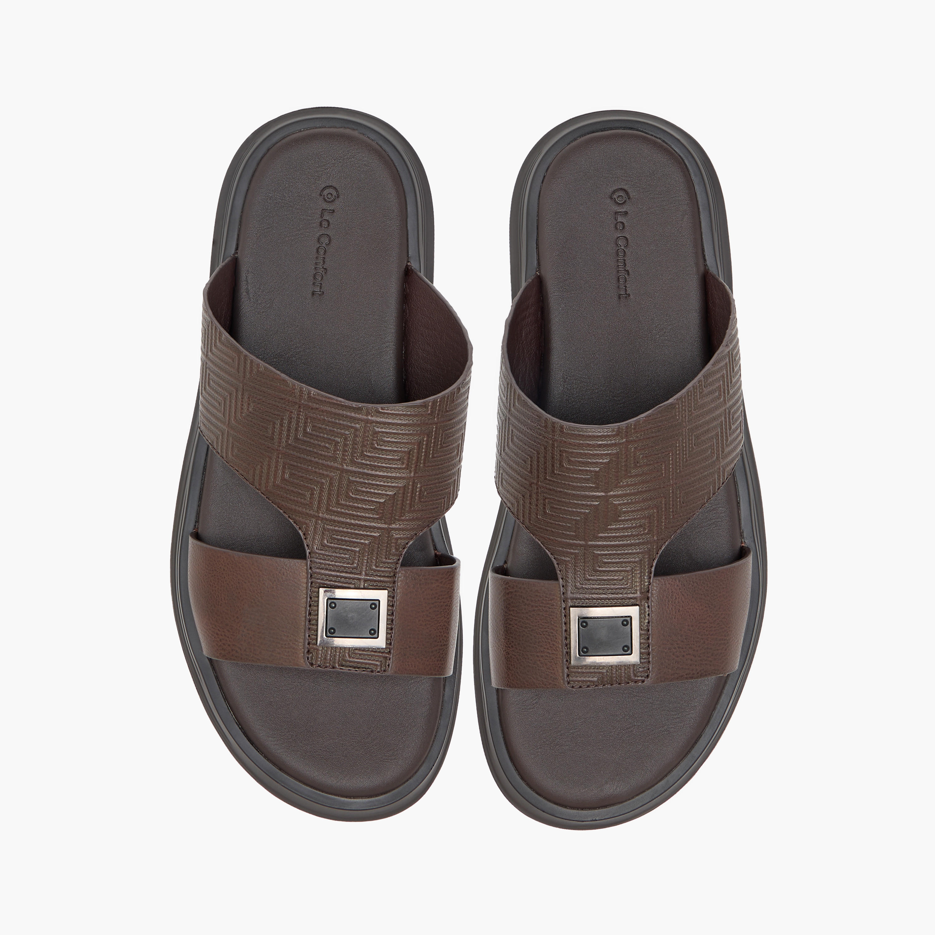 صندل عربي مريح سهل الارتداء بارز الملمس من لو كونفورت-men-shoes-sandals-image-1
