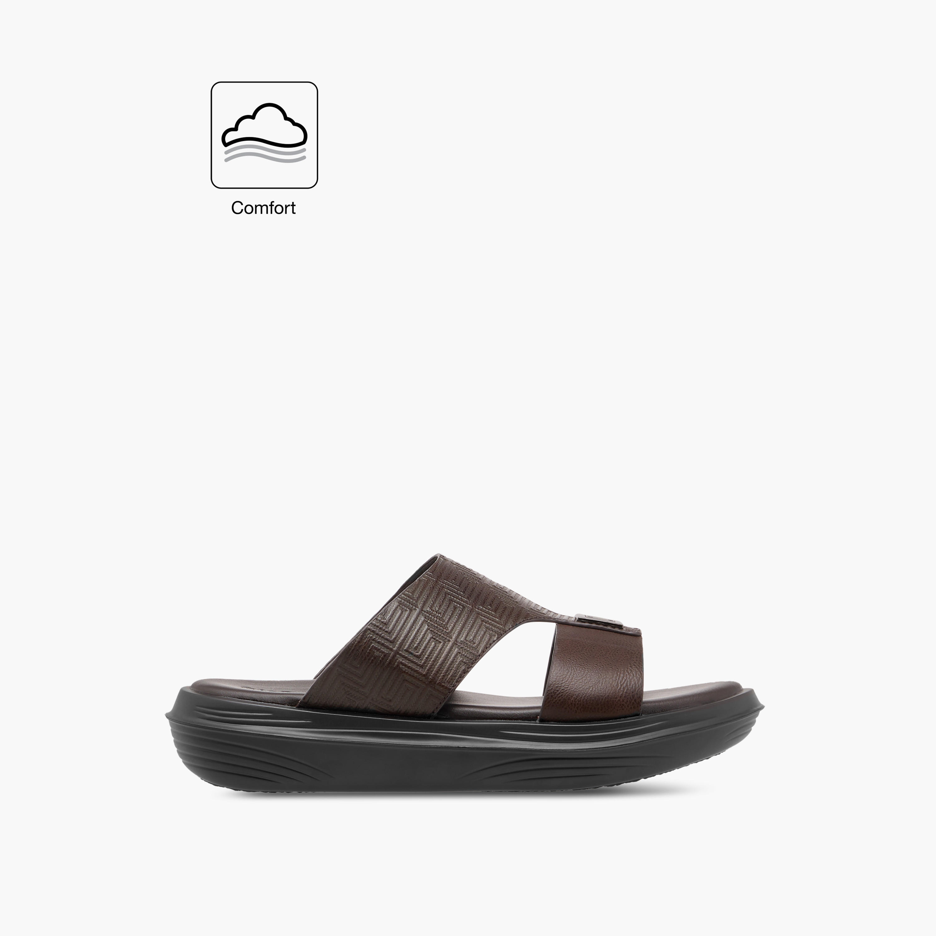 صندل عربي مريح سهل الارتداء بارز الملمس من لو كونفورت-men-shoes-sandals-image-2