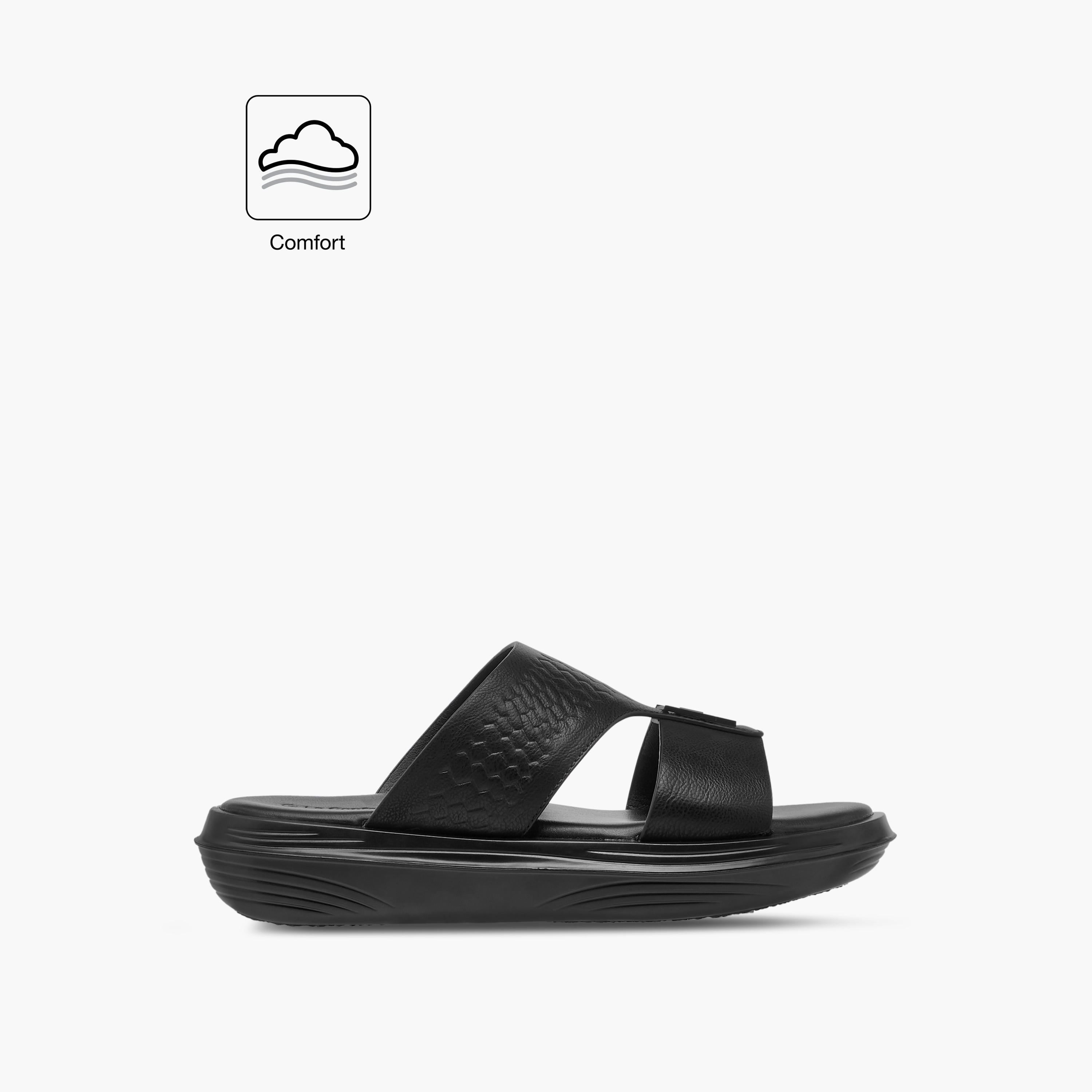 Le Confort Metal Accent Slip-On Arabic Comfort Sandals-men-shoes-sandals-image-2