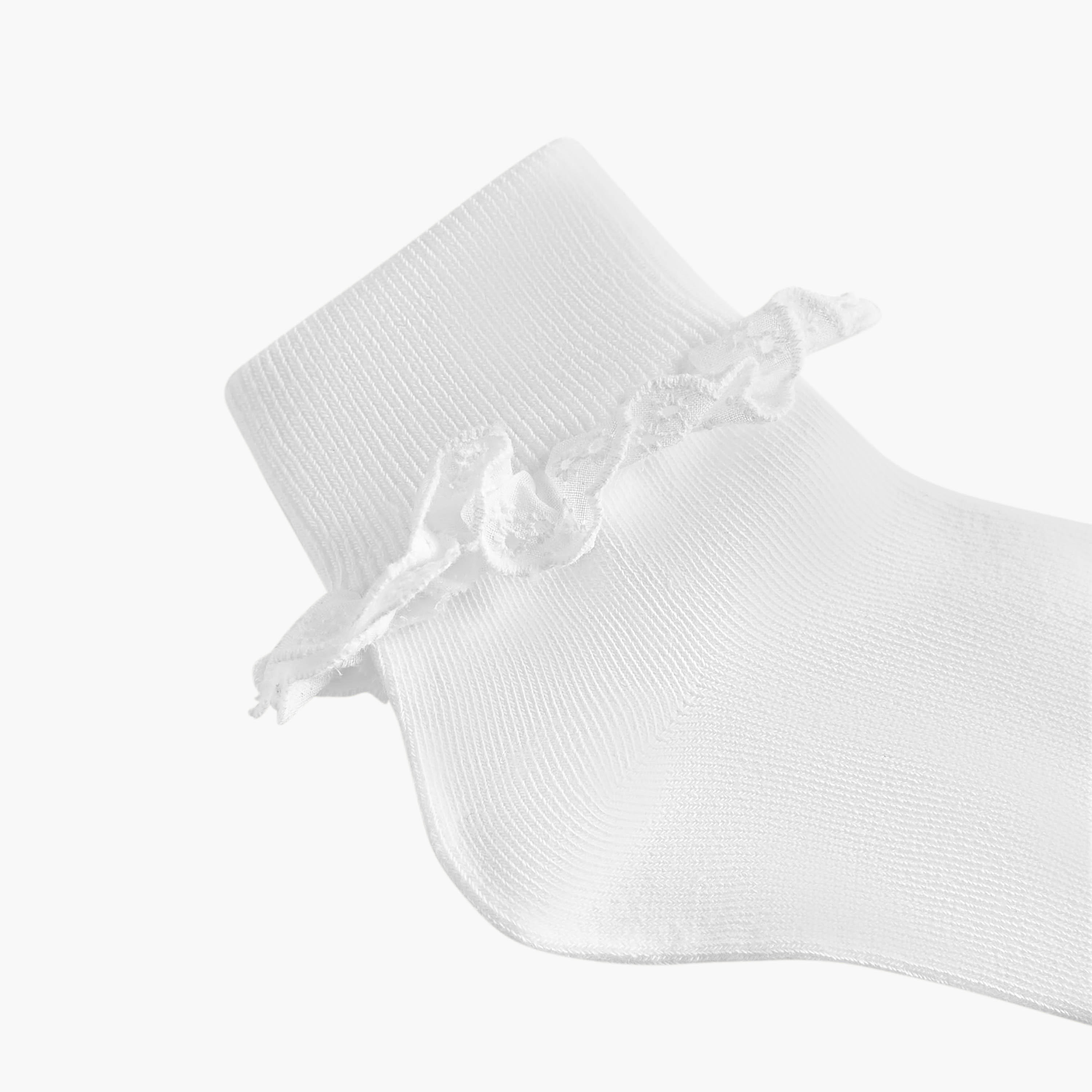 Pack of 3 Celeste Girls Socks with Frill Detail-girls-accessories-socks-image-5