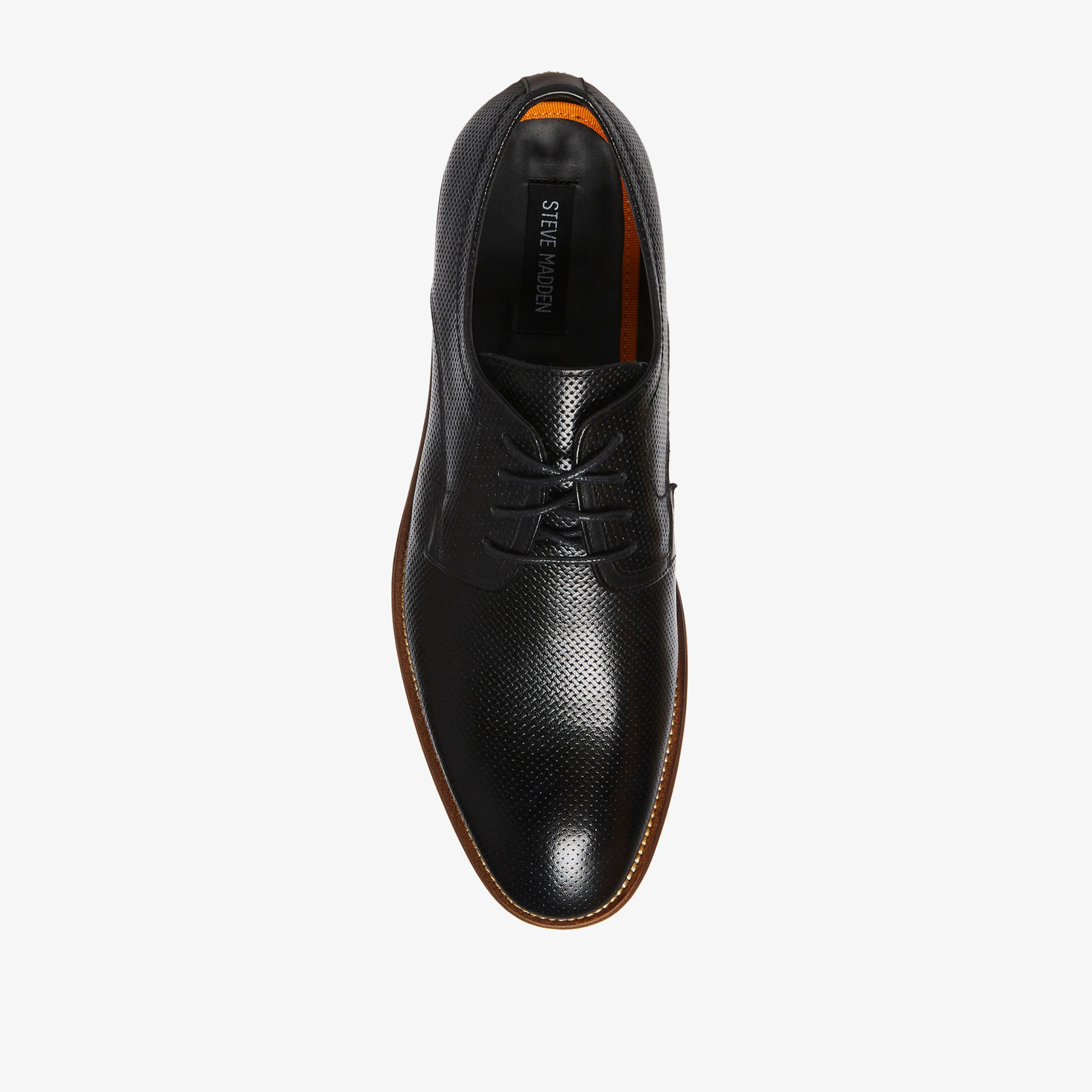 Steve Madden Men's Textured Derby Shoes with Lace-Up Closure-men-shoes-loafersandmoccasins-image-6