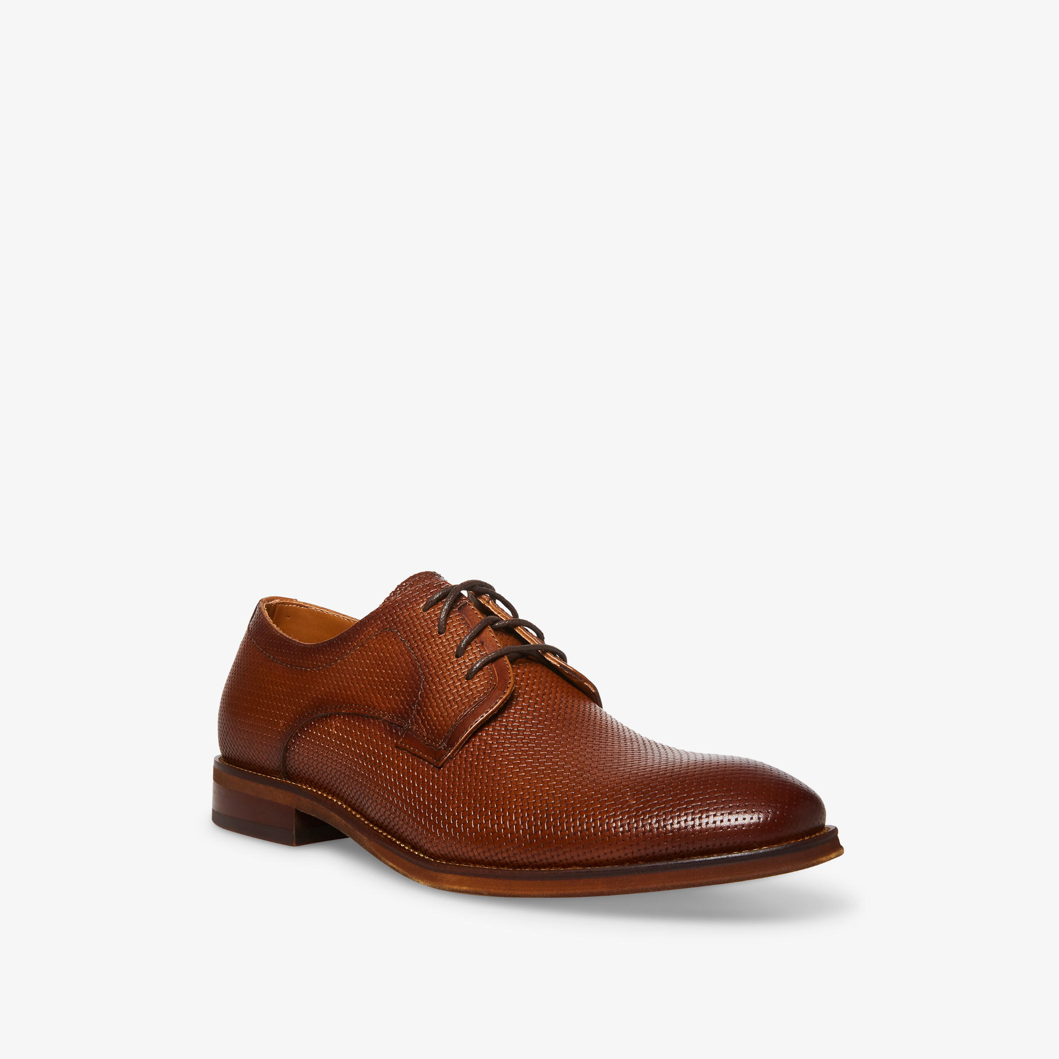 Steve Madden Men's Textured Derby Shoes with Lace-Up Closure-men-shoes-loafersandmoccasins-image-8