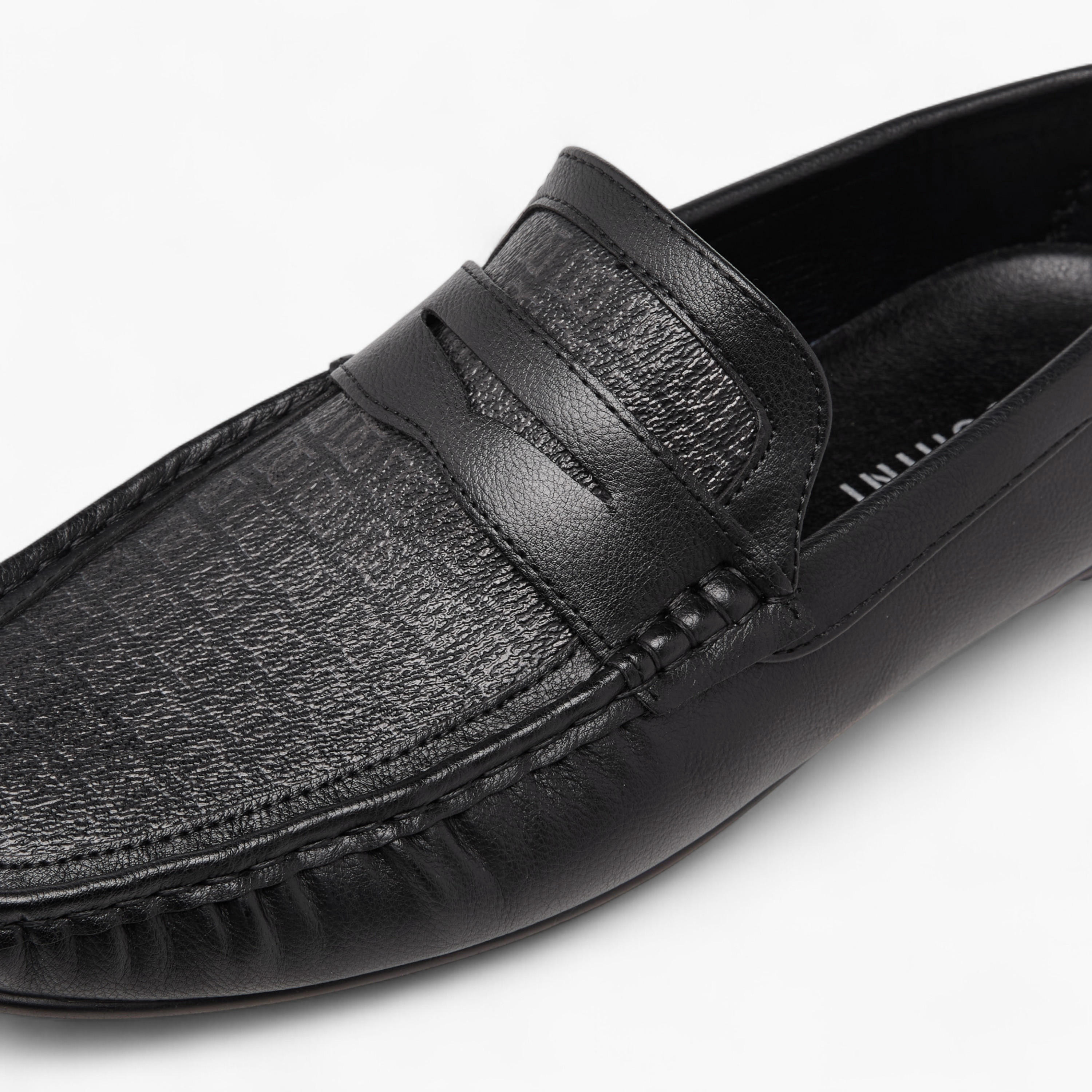 Duchini Men's Monogram Print Slip-On Moccasins-men-shoes-loafersandmoccasins-image-4