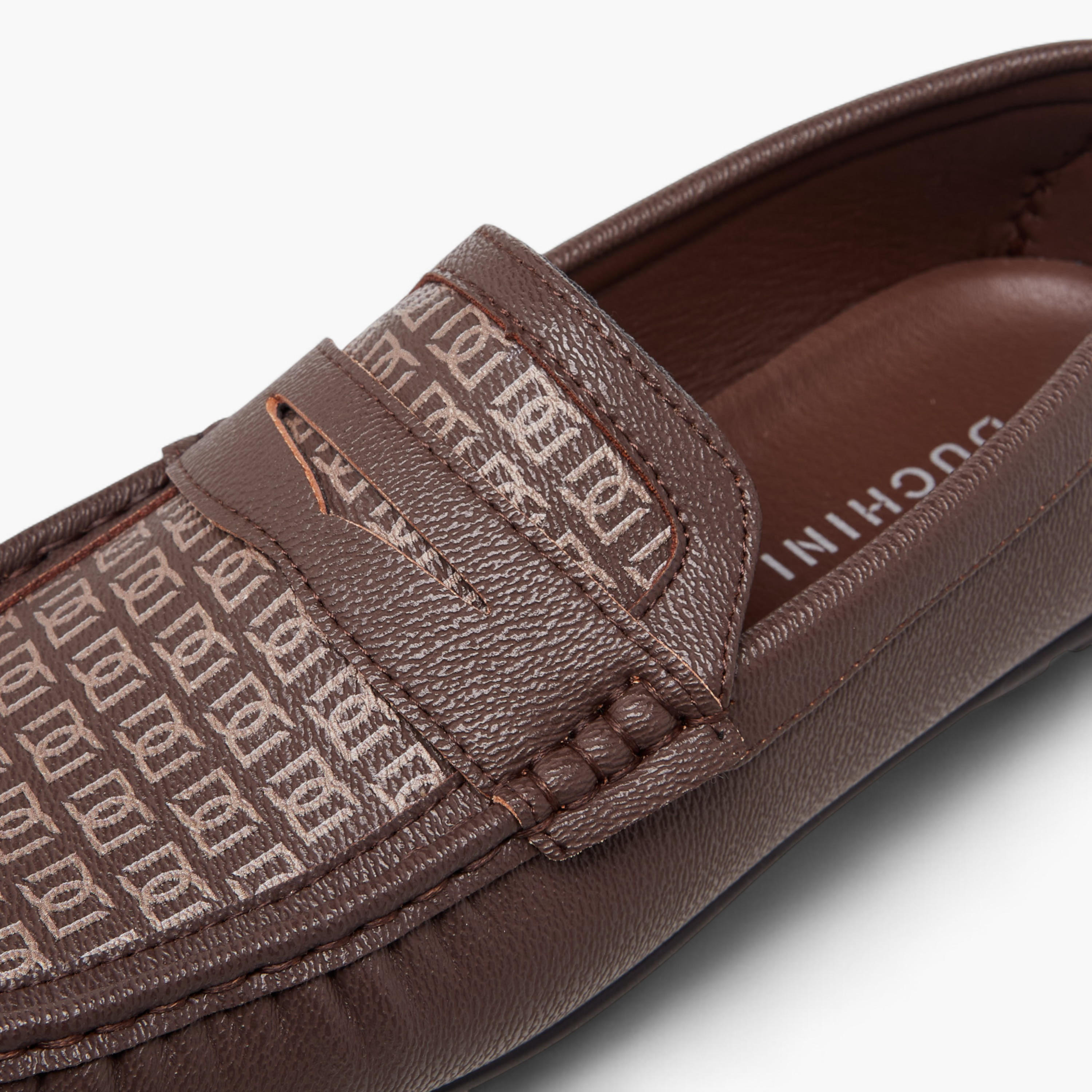 Duchini Men's Monogram Print Slip-On Moccasins-men-shoes-loafersandmoccasins-image-4