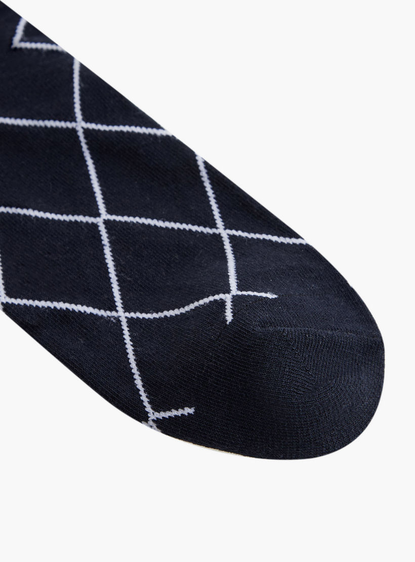 LBL by Shoexpress Men's Assorted Crew Length Socks - Set of 5-men-socks-image-5