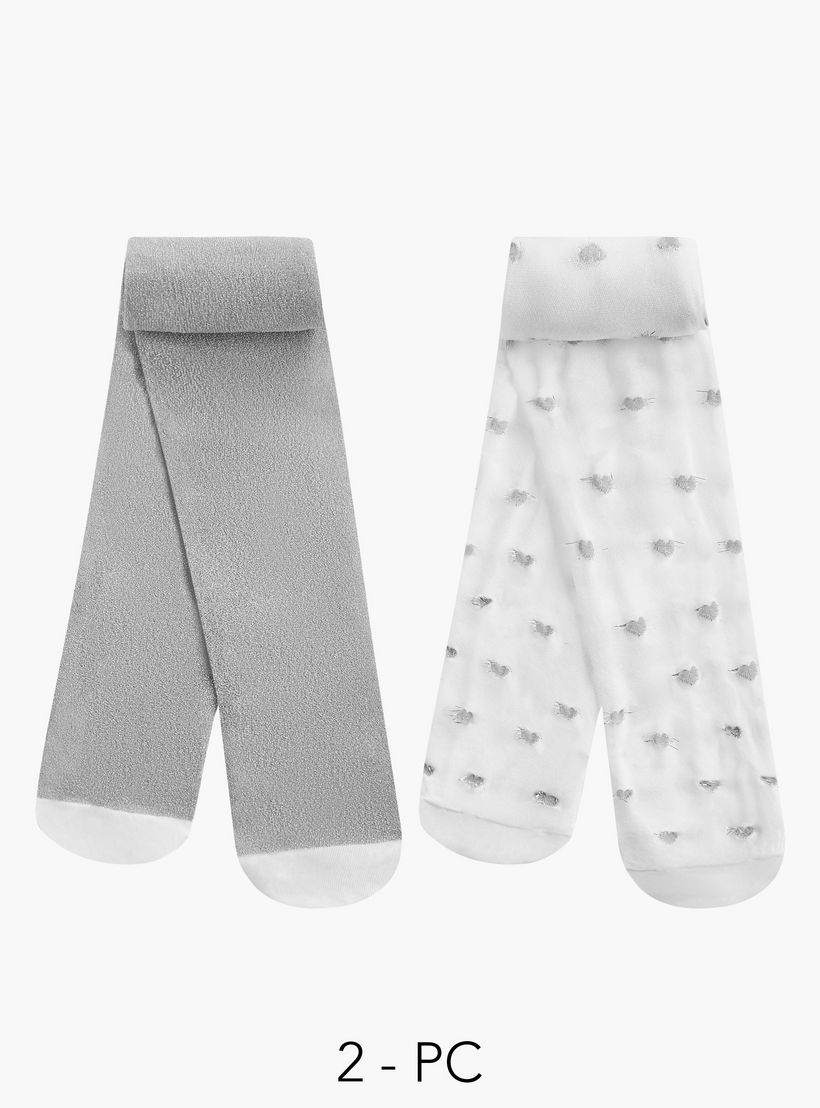 Barefeet Assorted Tights - Set of 2-girls-accessories-socks-image-1