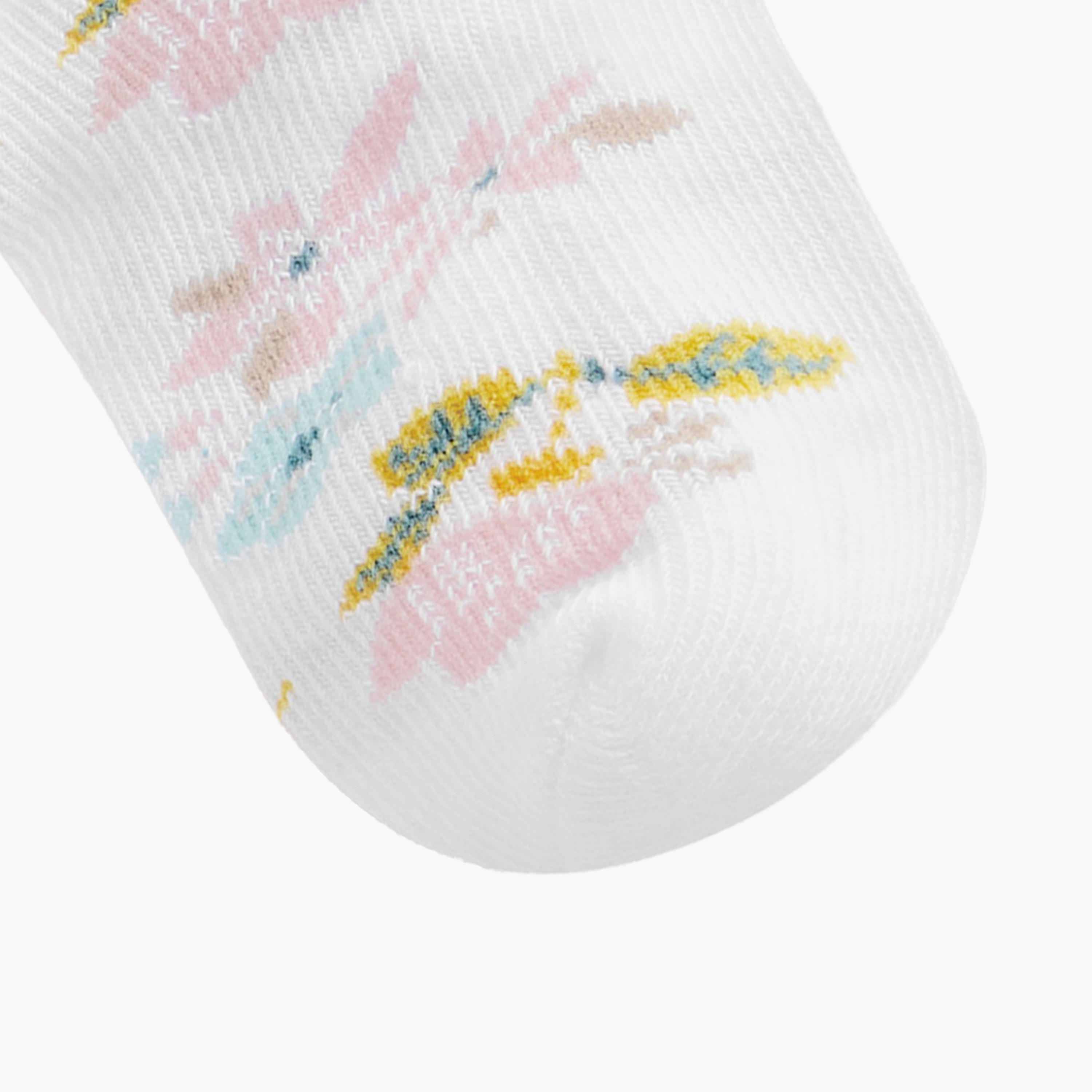 Barefeet Assorted Ankle Length Socks - Set of 5-girls-accessories-socks-image-4