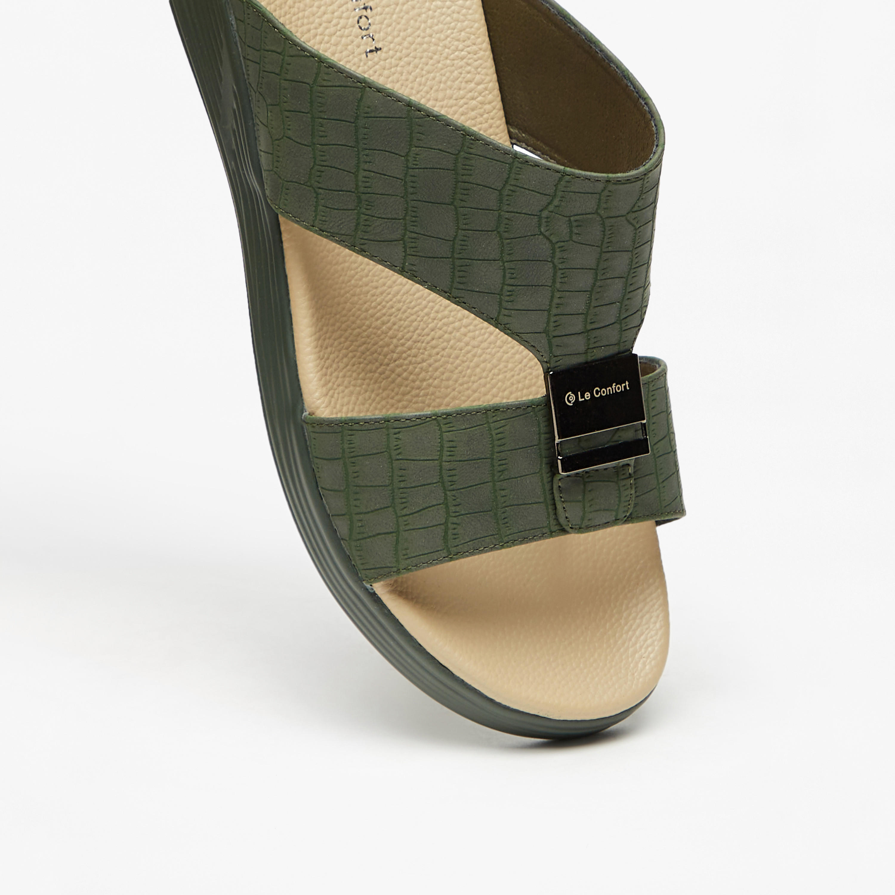 Le Confort Textured Slip-On Sandals-men-shoes-sandals-image-4