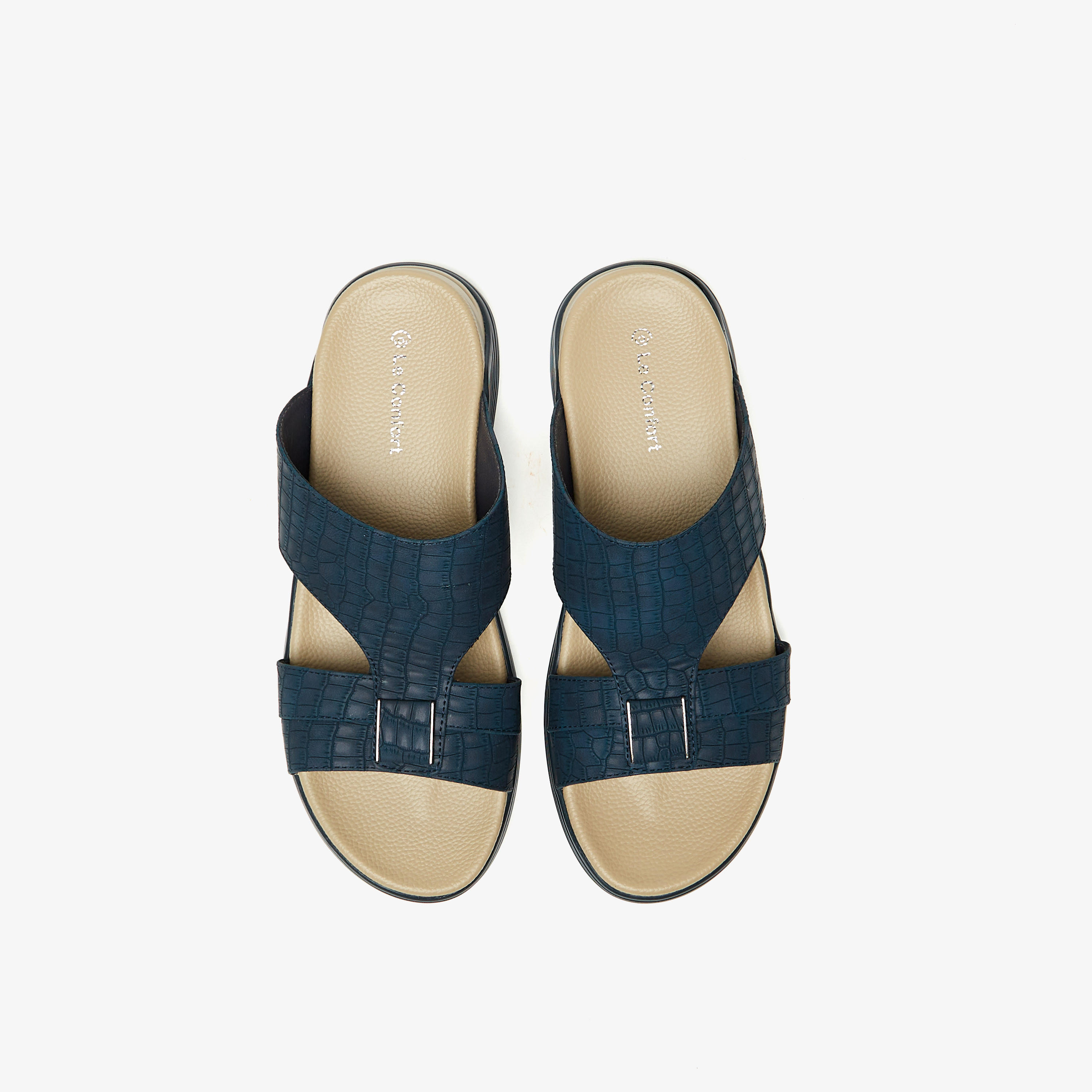 Le Confort Textured Slip-On Sandals-men-shoes-sandals-image-1