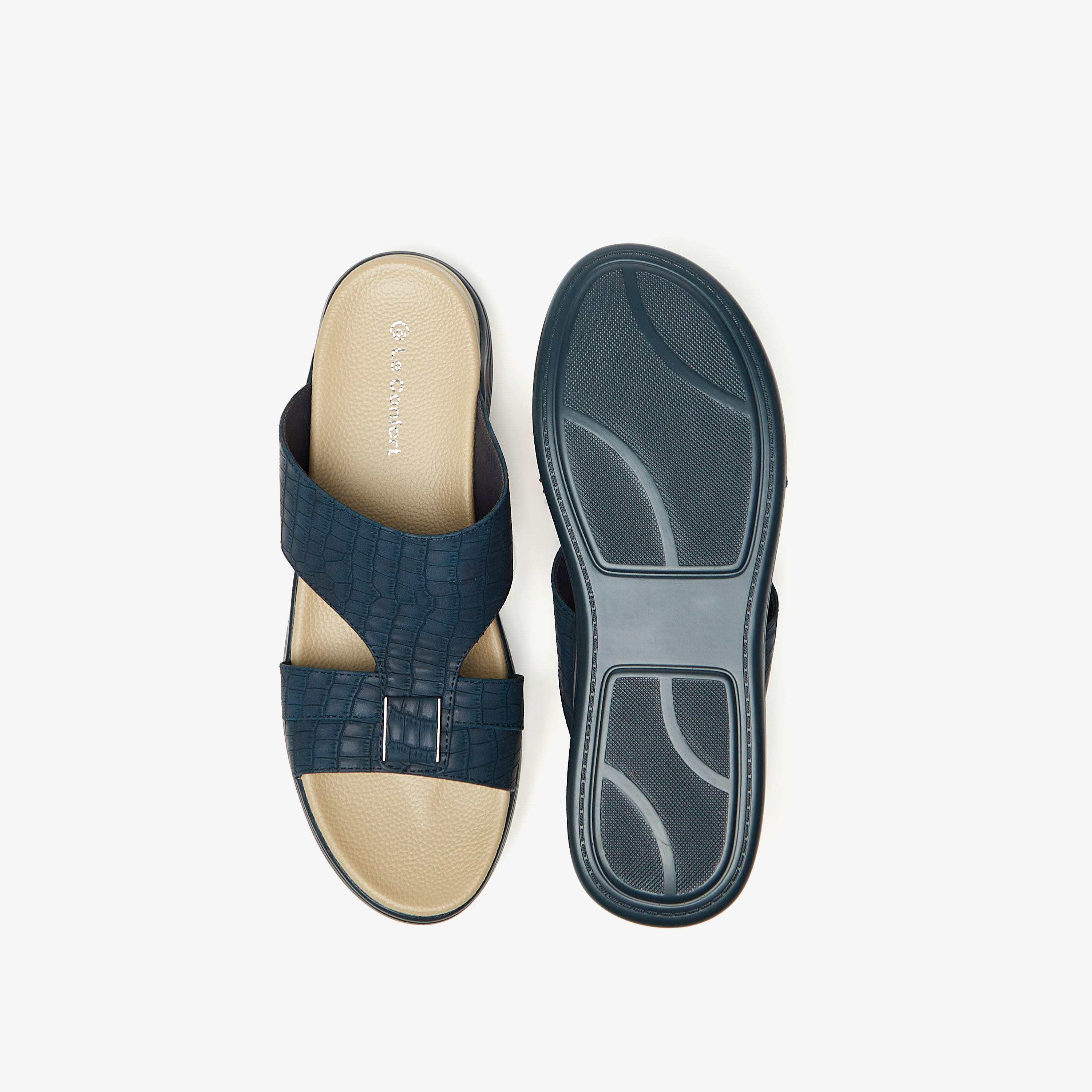 Le Confort Textured Slip-On Sandals-men-shoes-sandals-image-5