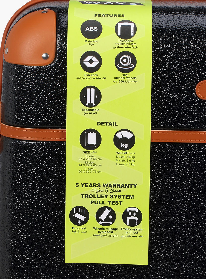 WAVE 3-Piece Hardcase Luggage Trolley Set with Lock-travel-luggagesandbags-luggage-image-5