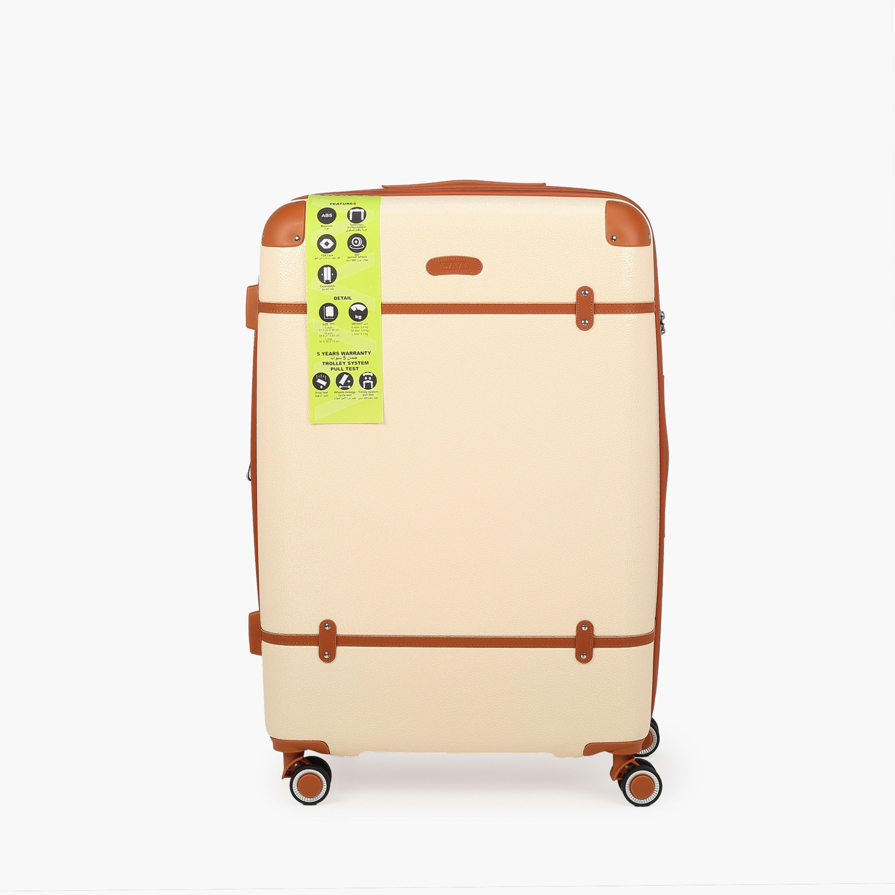 WAVE 3-Piece Hardcase Luggage Trolley Set with Lock-travel-luggagesandbags-luggage-image-3