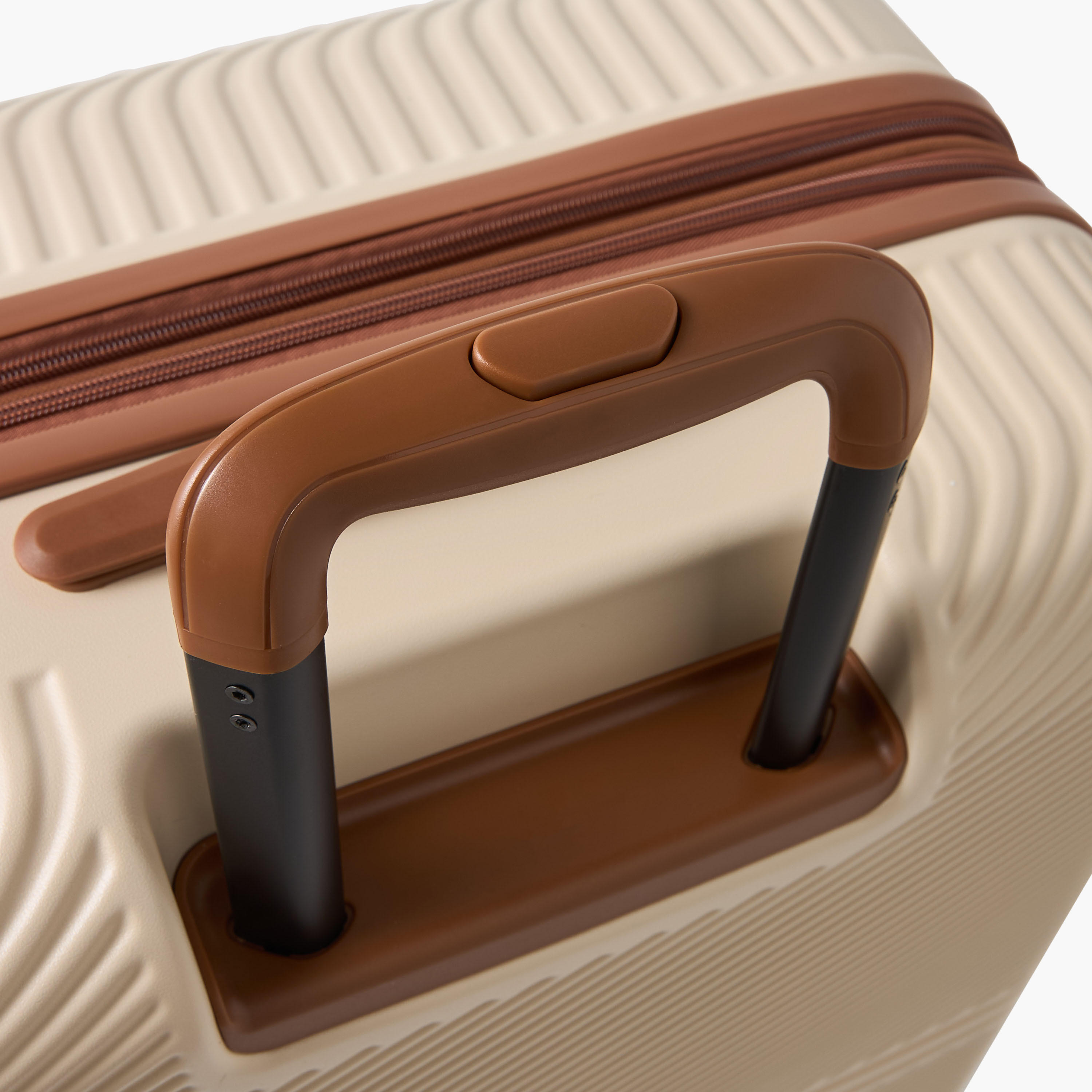 WAVE 3-Piece Textured Hardcase Luggage Trolley with Retractable Handle Set-travel-luggagesandbags-luggage-image-11