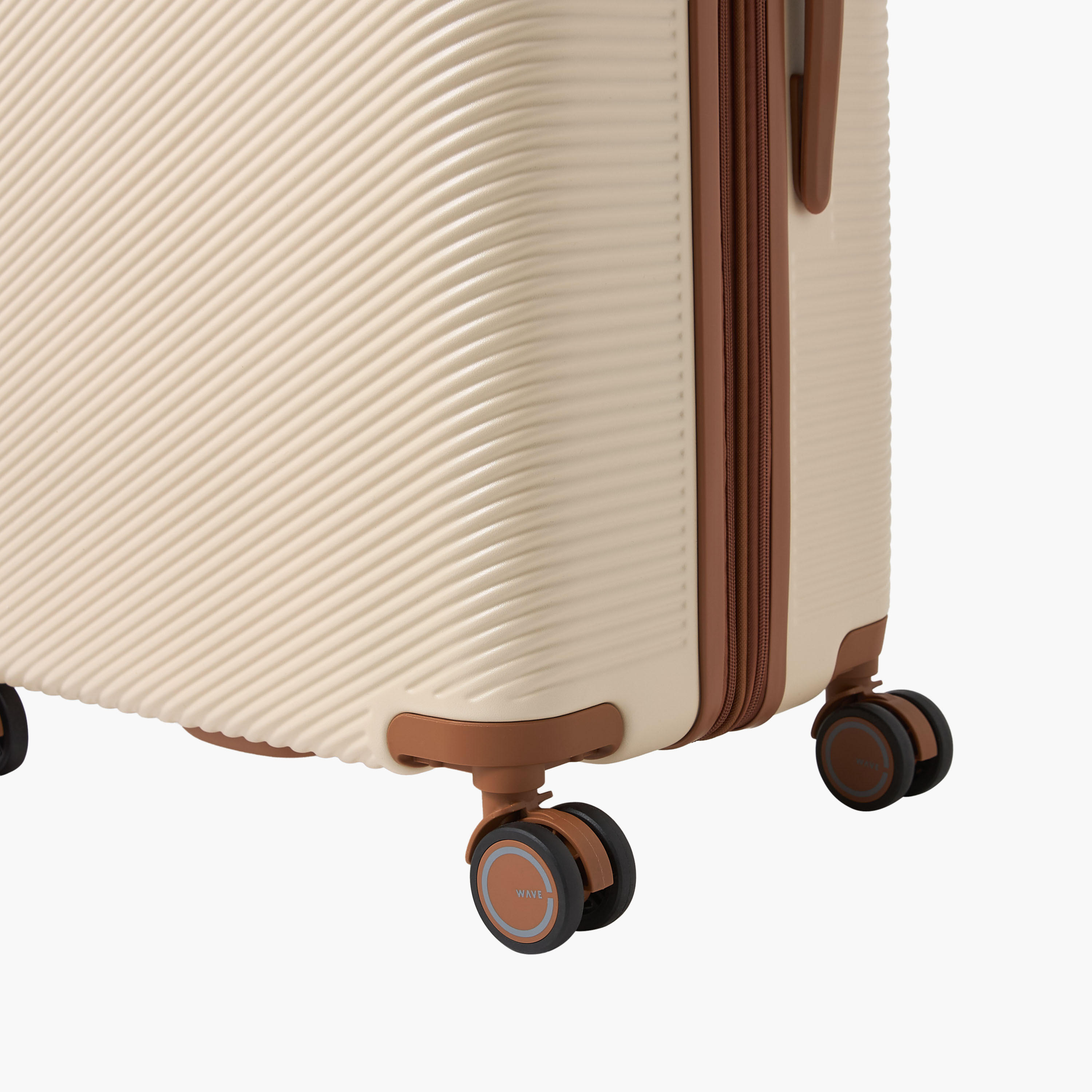 WAVE 3-Piece Textured Hardcase Luggage Trolley with Retractable Handle Set-travel-luggagesandbags-luggage-image-13