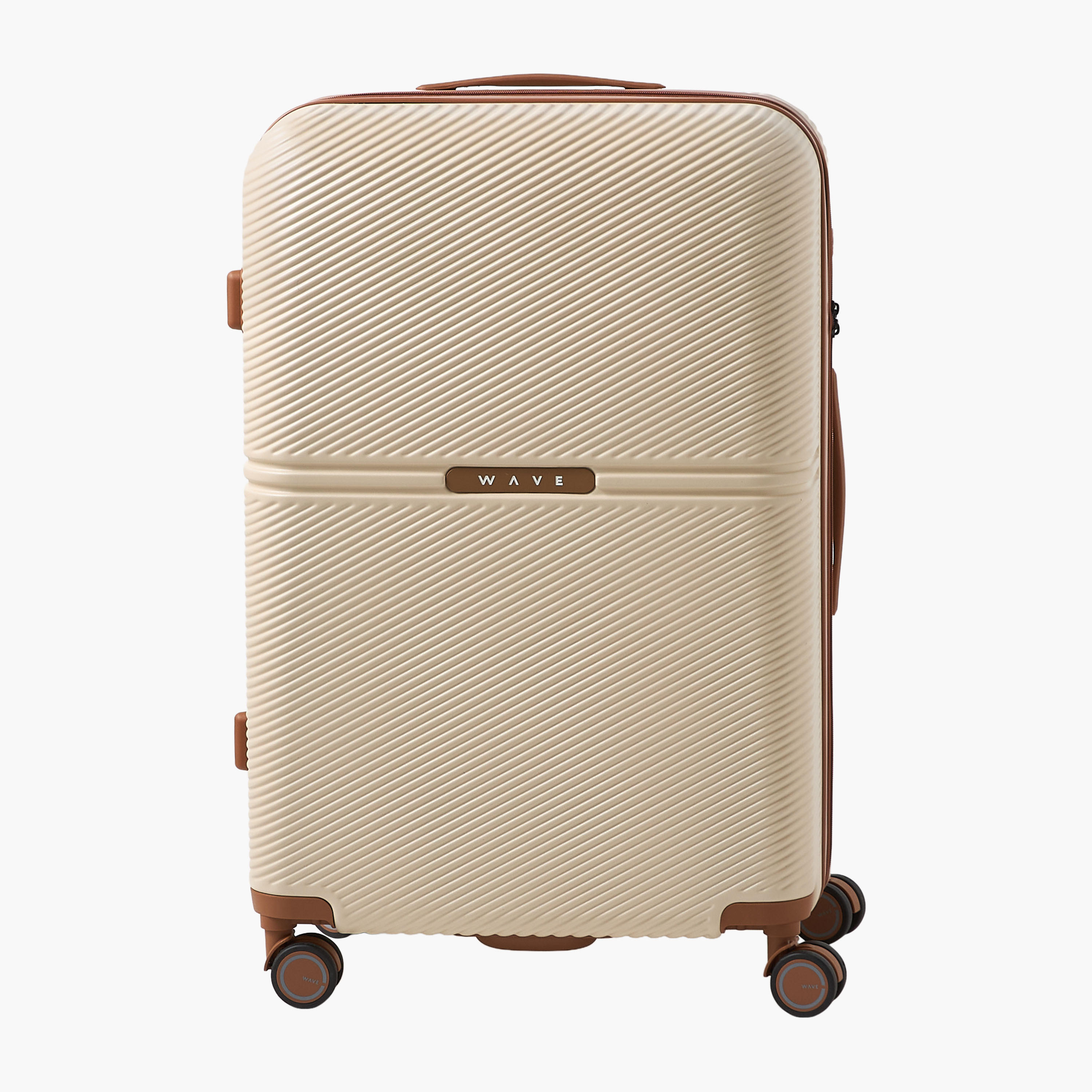 WAVE 3-Piece Textured Hardcase Luggage Trolley with Retractable Handle Set-travel-luggagesandbags-luggage-image-19