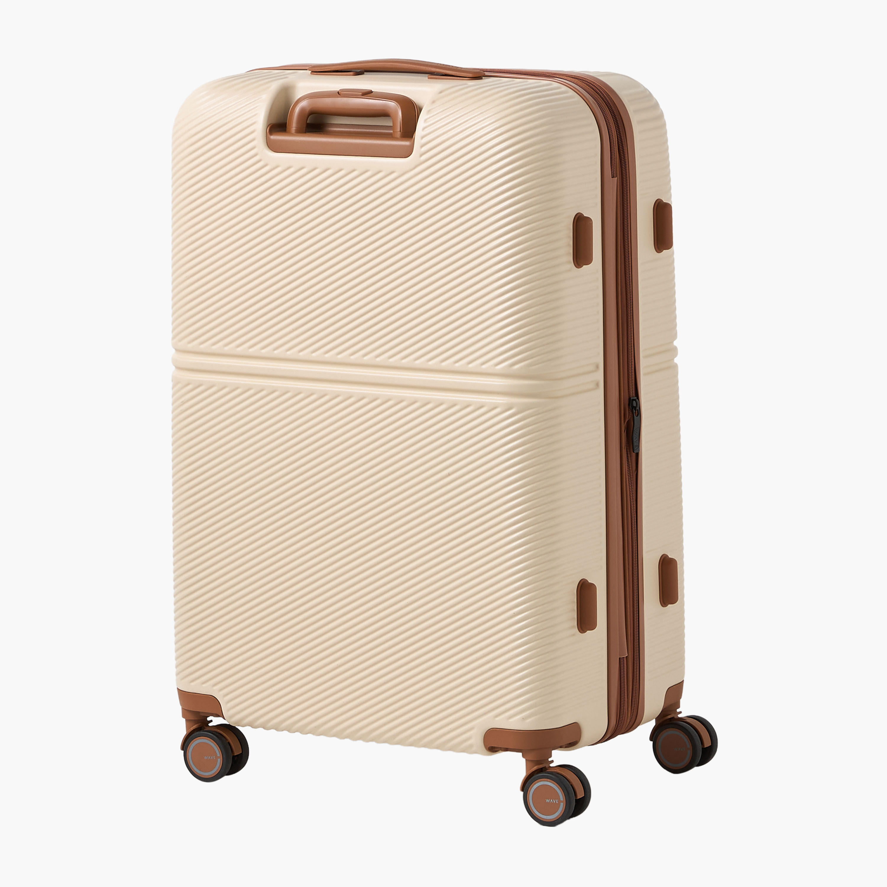 WAVE 3-Piece Textured Hardcase Luggage Trolley with Retractable Handle Set-travel-luggagesandbags-luggage-image-20