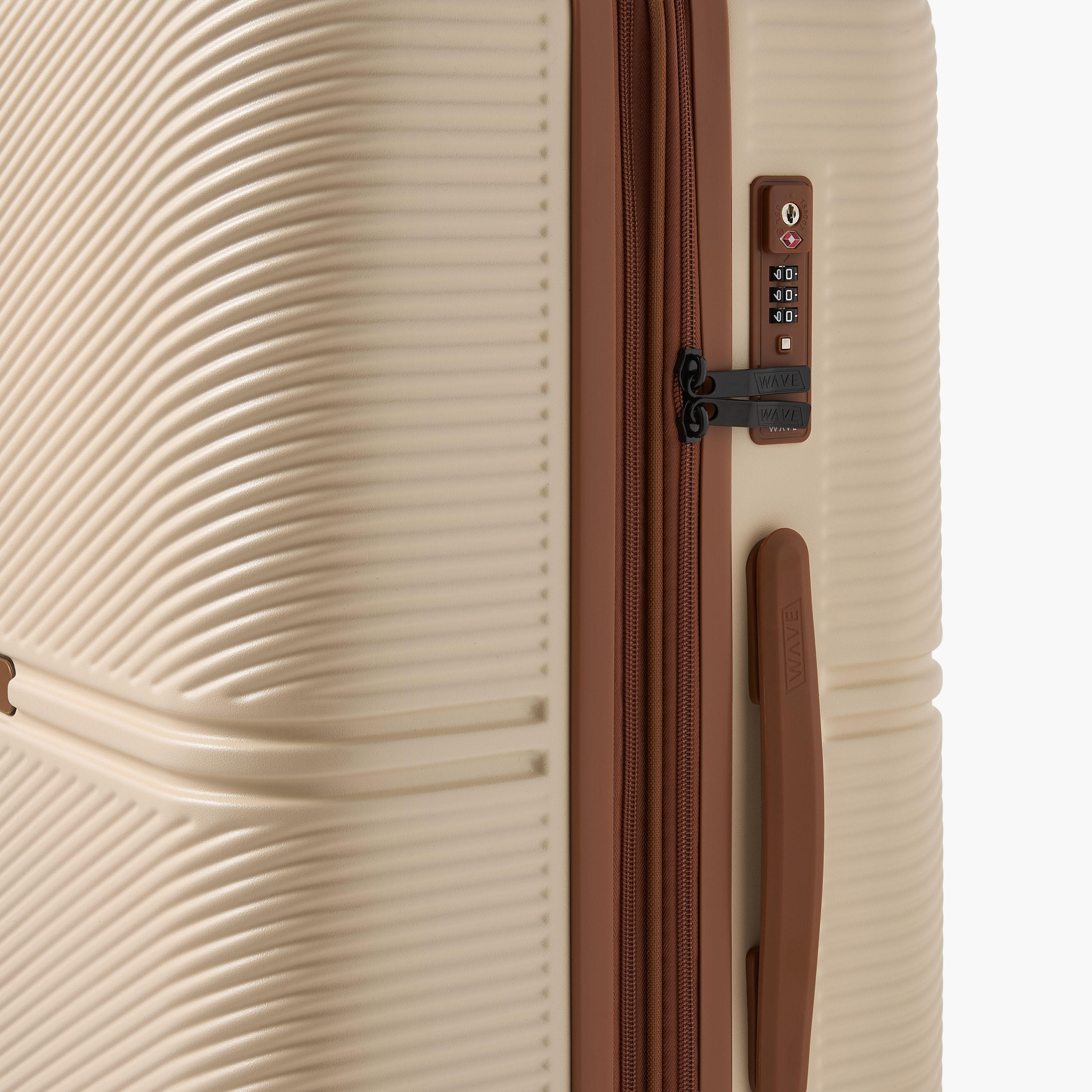 WAVE 3-Piece Textured Hardcase Luggage Trolley with Retractable Handle Set-travel-luggagesandbags-luggage-image-8