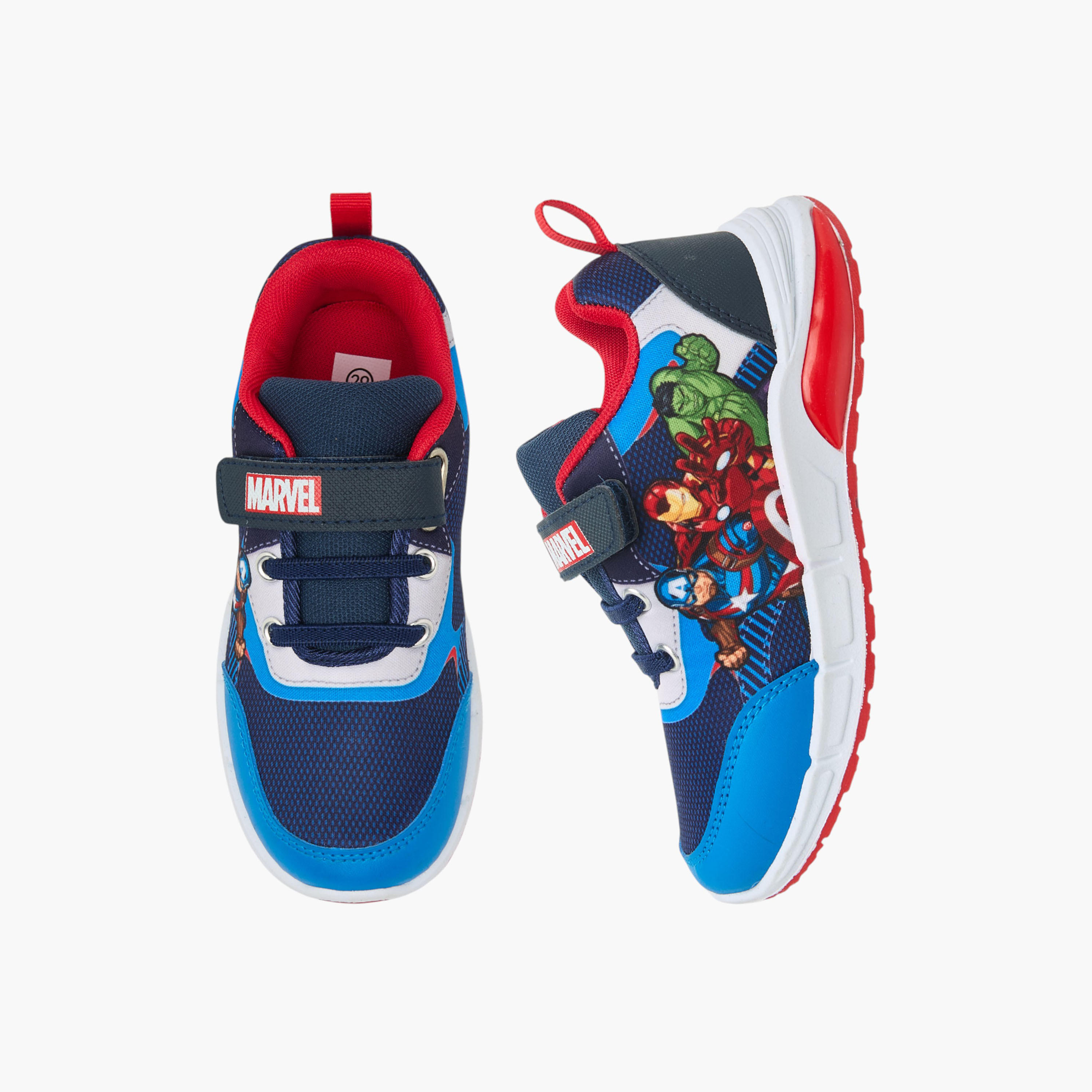 Marvel Boys Hook & Loop Ankle Sneakers-boys-shoes-sneakers-image-1
