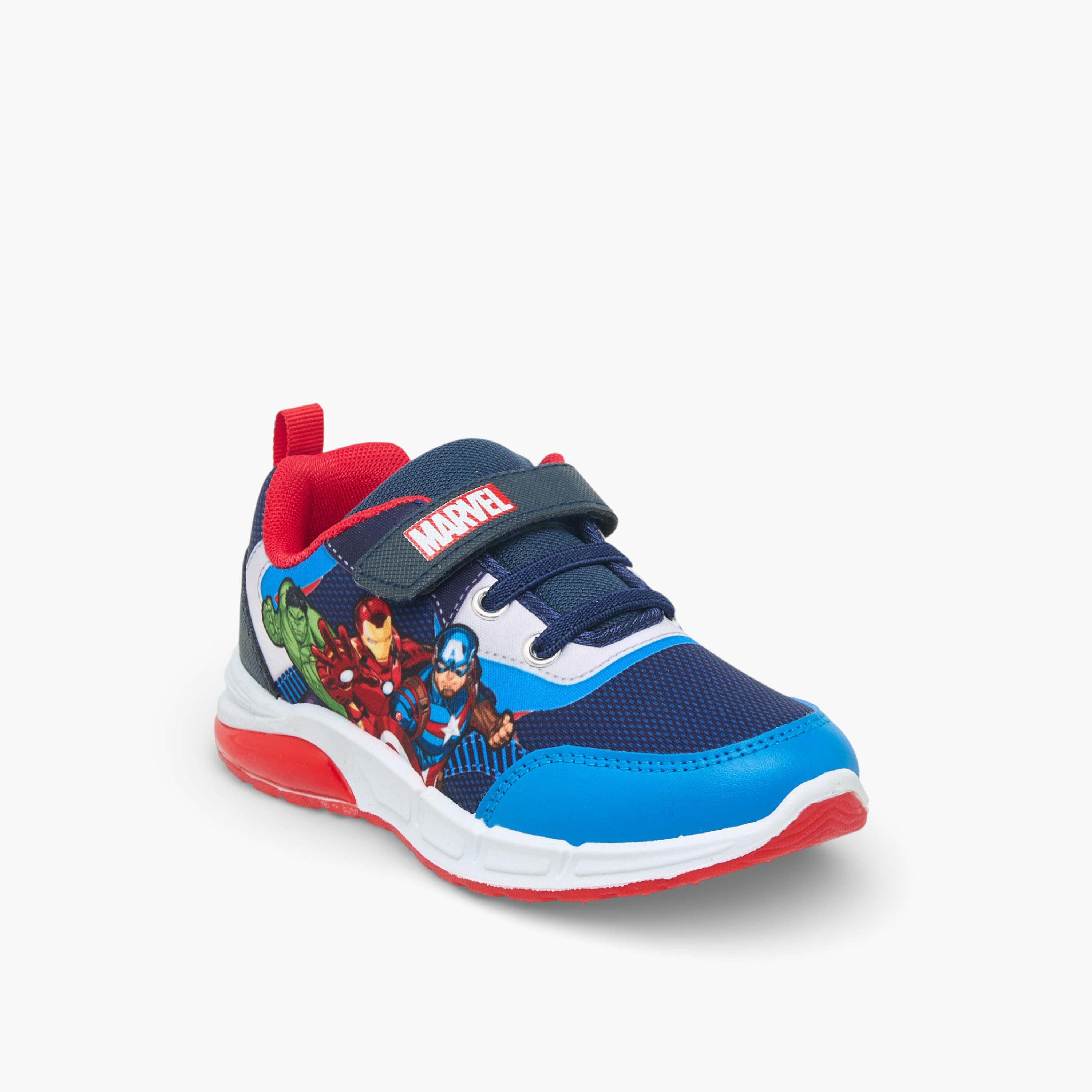 Marvel Boys Hook & Loop Ankle Sneakers-boys-shoes-sneakers-image-2