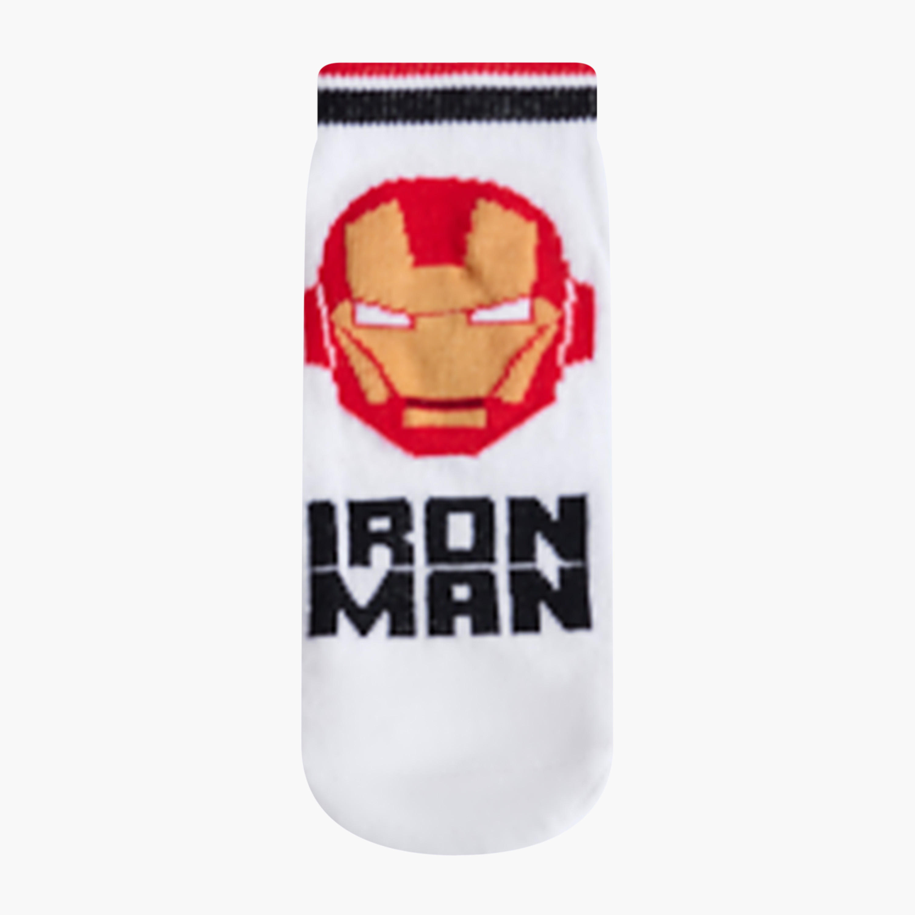Pack of 5 Marvel Boys Socks Ankle Length Avengers Print-boys-accessories-socks-image-2