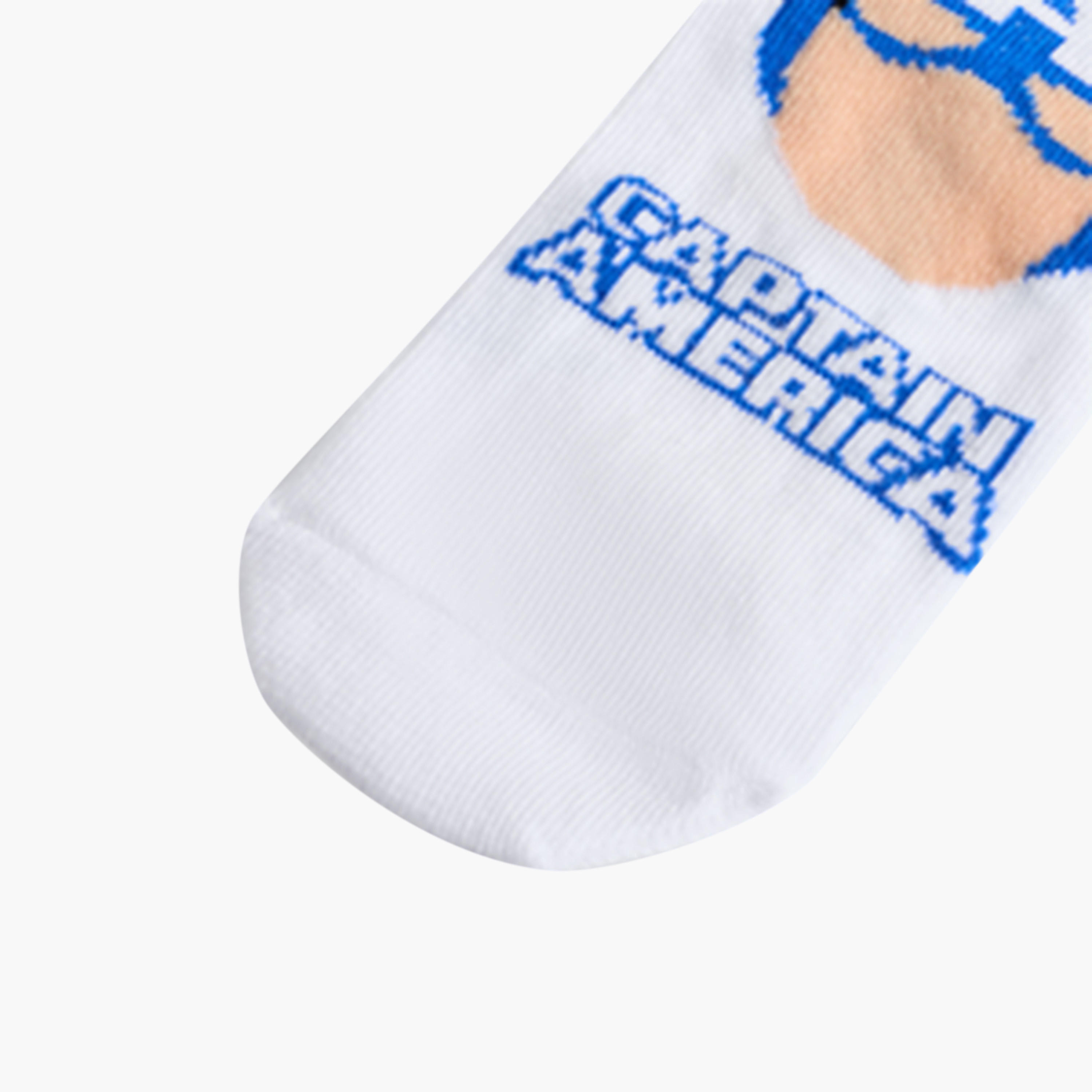 Pack of 5 Marvel Boys Socks Ankle Length Avengers Print-boys-accessories-socks-image-4